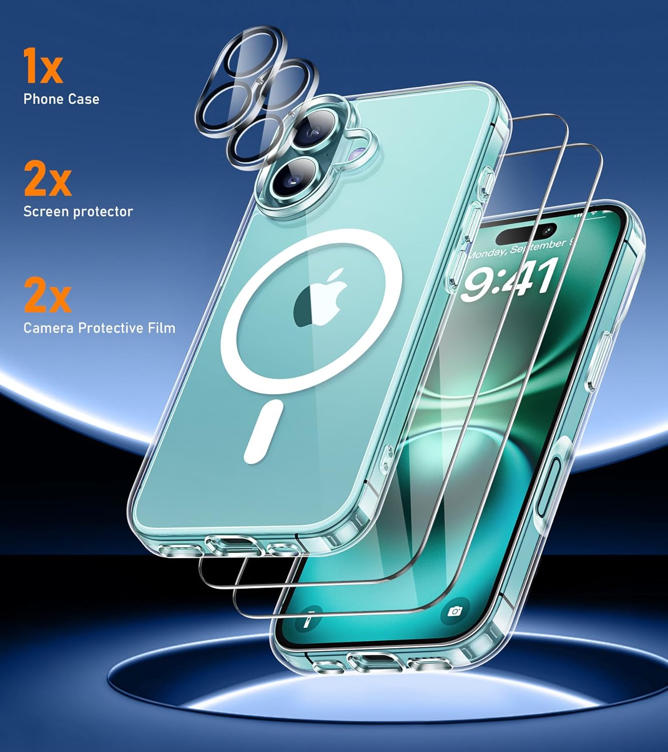 Thumbnail 1 de ivencase Magnetic iPhone 16 case with MagSafe 6.1"