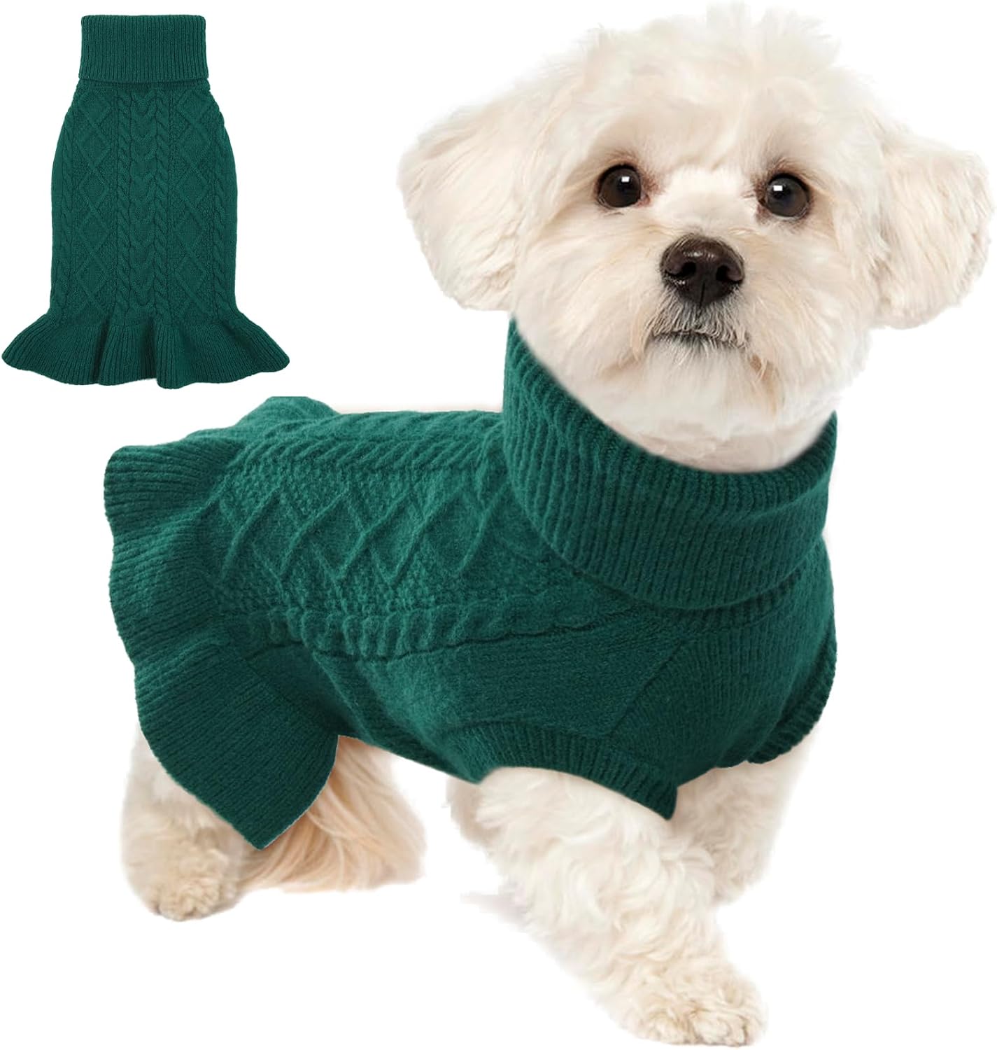 Detalle de Lelepet XS Dog Sweater Dress