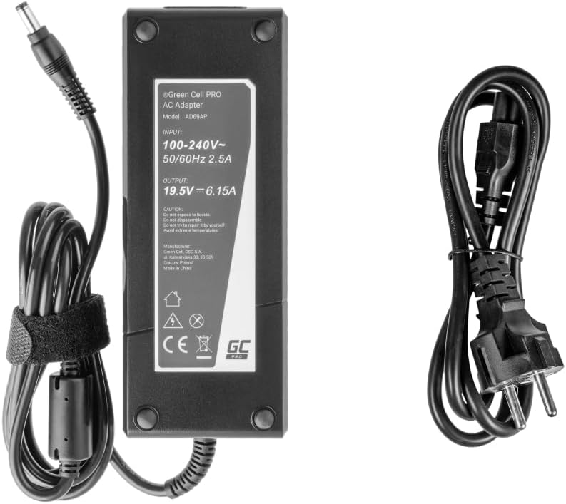 Detalle 1 de GC PRO Caricabatterie per Lenovo IdeaPad e MSI GE: alimentatore affidabile da 120W