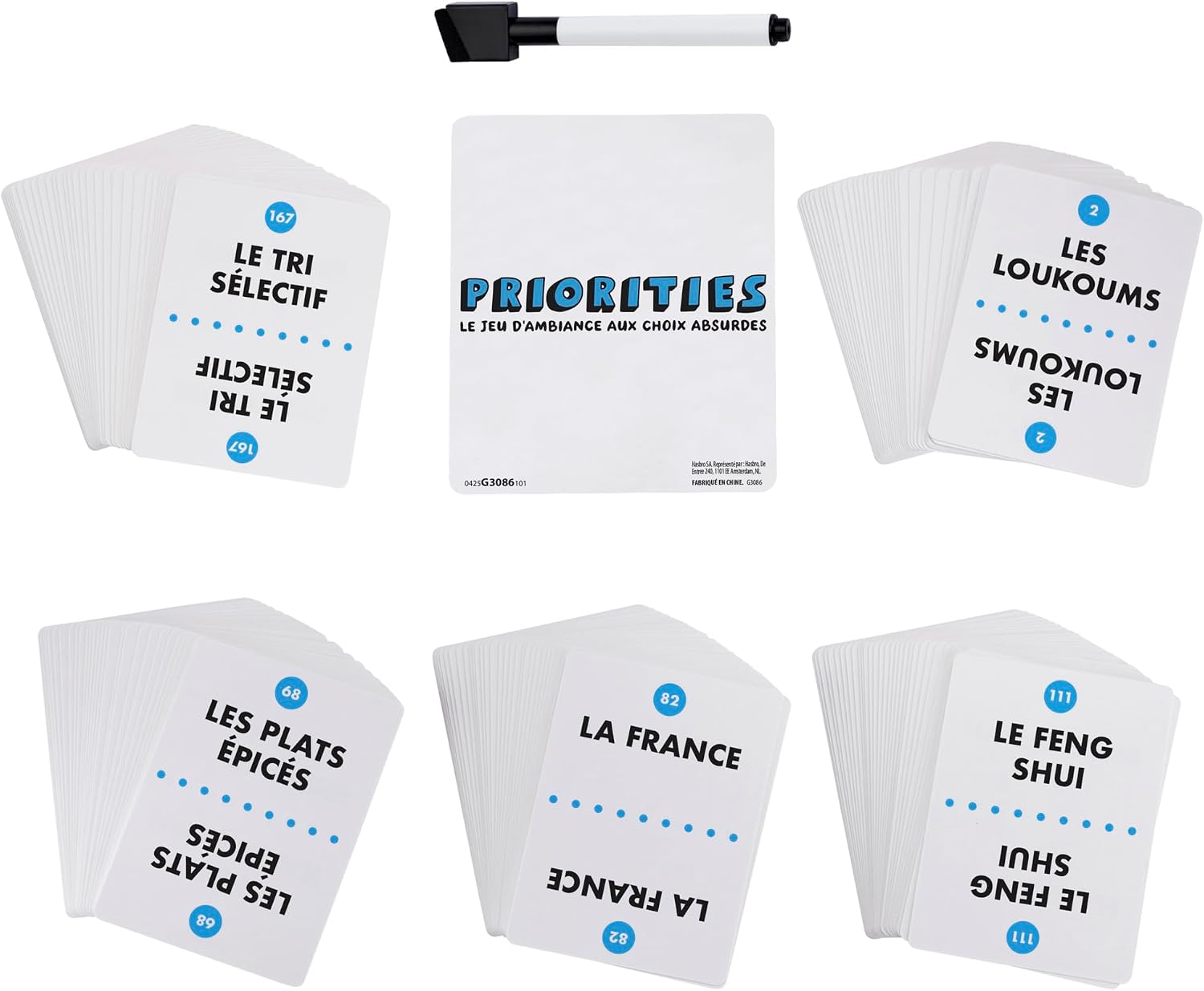 Thumbnail 2 de Priorities, jeu de groupe (version française) — cartes pour classer ce que vos amis préfèrent