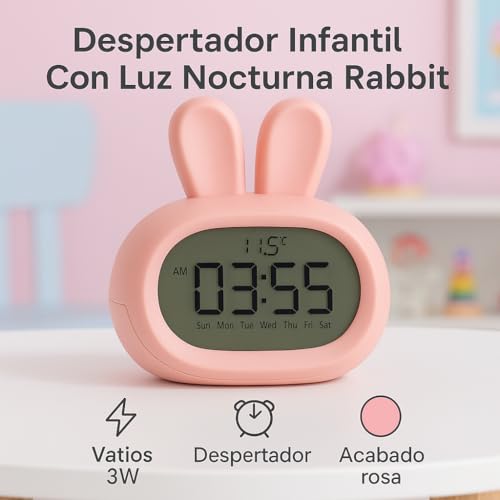 Detalle 2 de M Mimotec Réveil Lapin 3000K 🕰