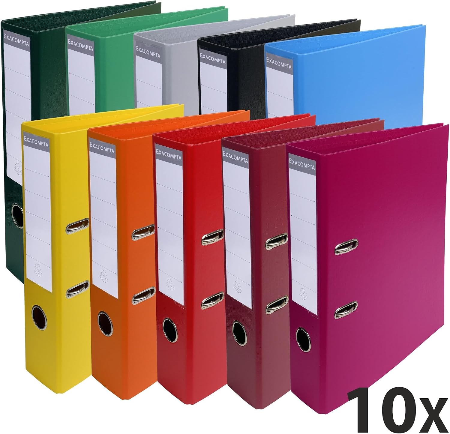 Thumbnail 1 de Exacompta Prem'Touch PVC Lever Arch File 320x290mm