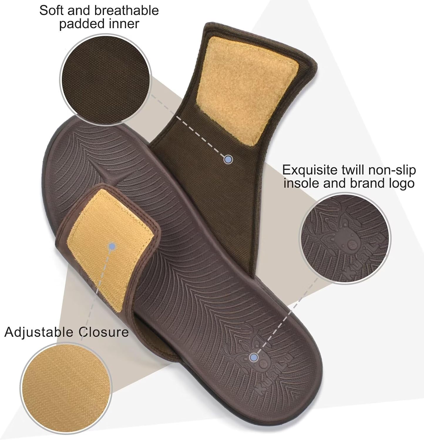 Thumbnail 3 de Mens arch support sandals with plantar care