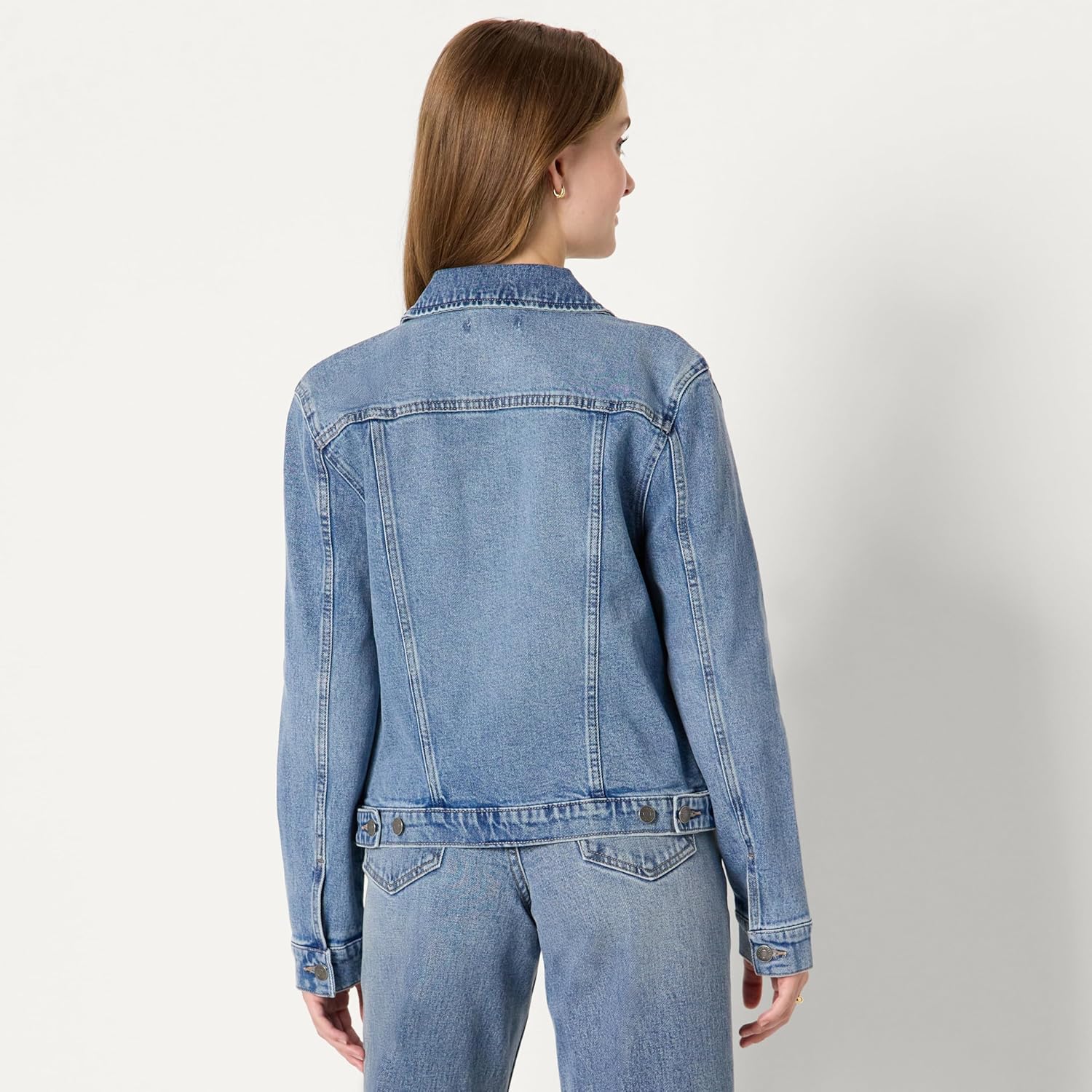 Detalle de Amazon Essentials Veste camionneur rigide surdimensionnée pour femme