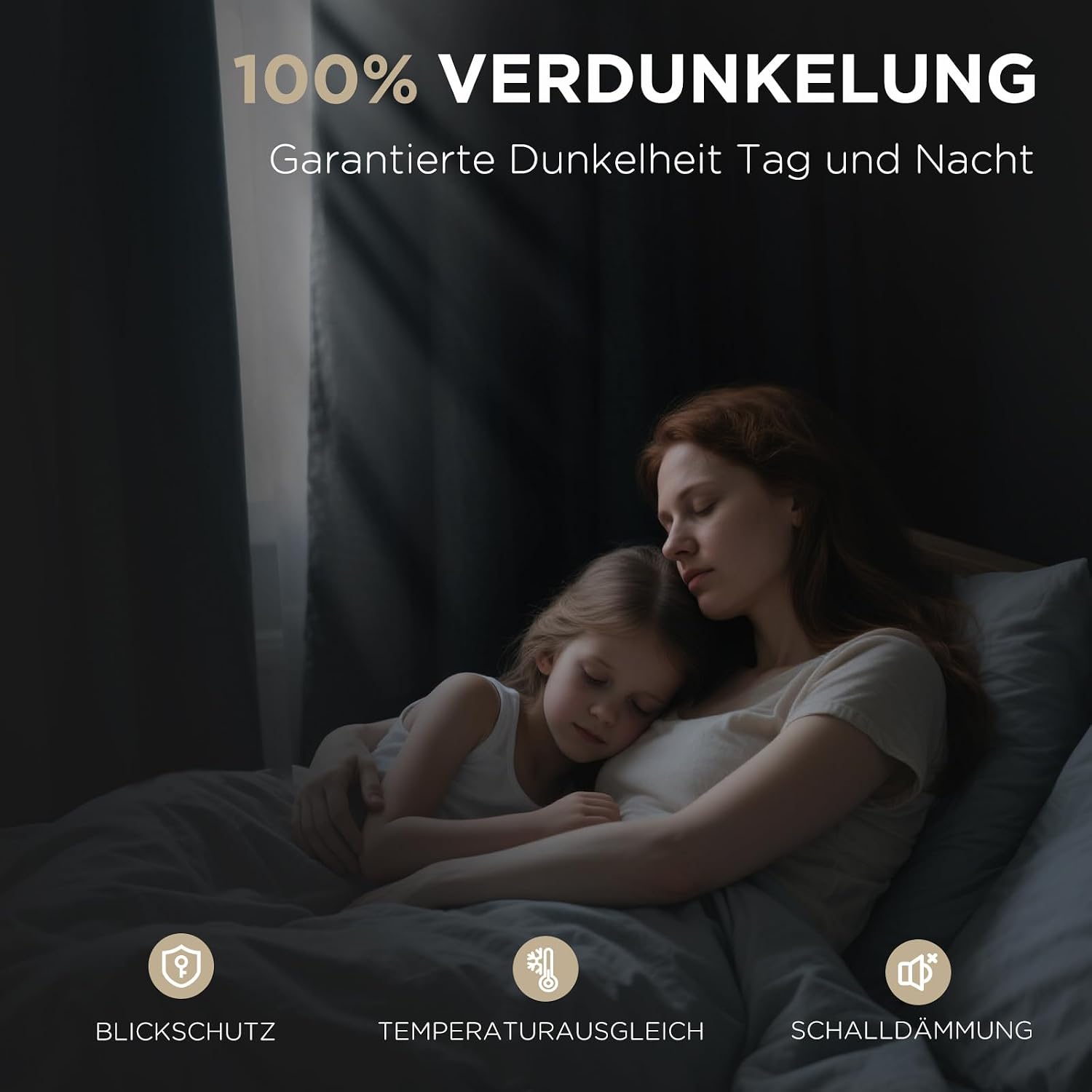 Thumbnail 4 de Joydeco 100% Lichtundurchlässige Vorhänge