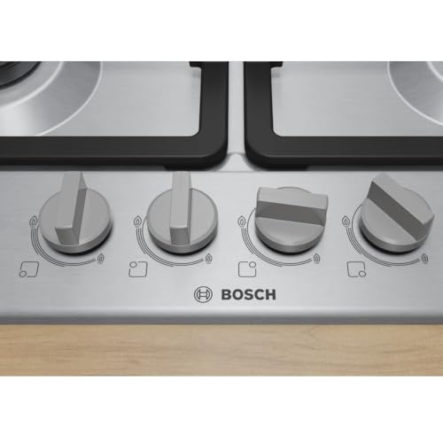 Thumbnail 2 de Bosch PGH6B5K90 Serie 4: piano cottura a gas 60 cm con 4 bruciatori in acciaio inox