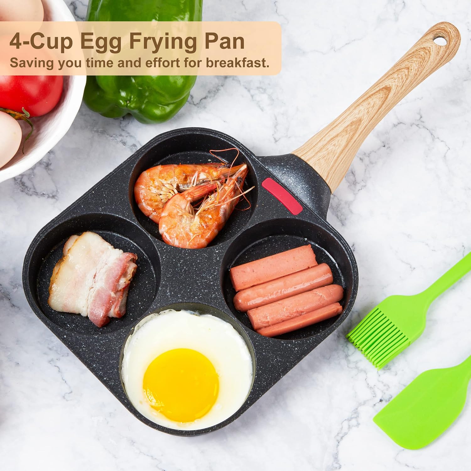 Detalle 2 de MyLifeUNIT Egg Frying Pan 4-Cup