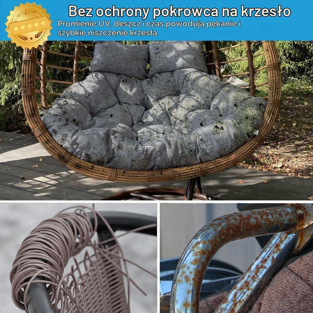 Thumbnail 6 de OFFCUP 115*190CM – pokrowiec na fotel wiszący 210D Oxford, wodoodporny