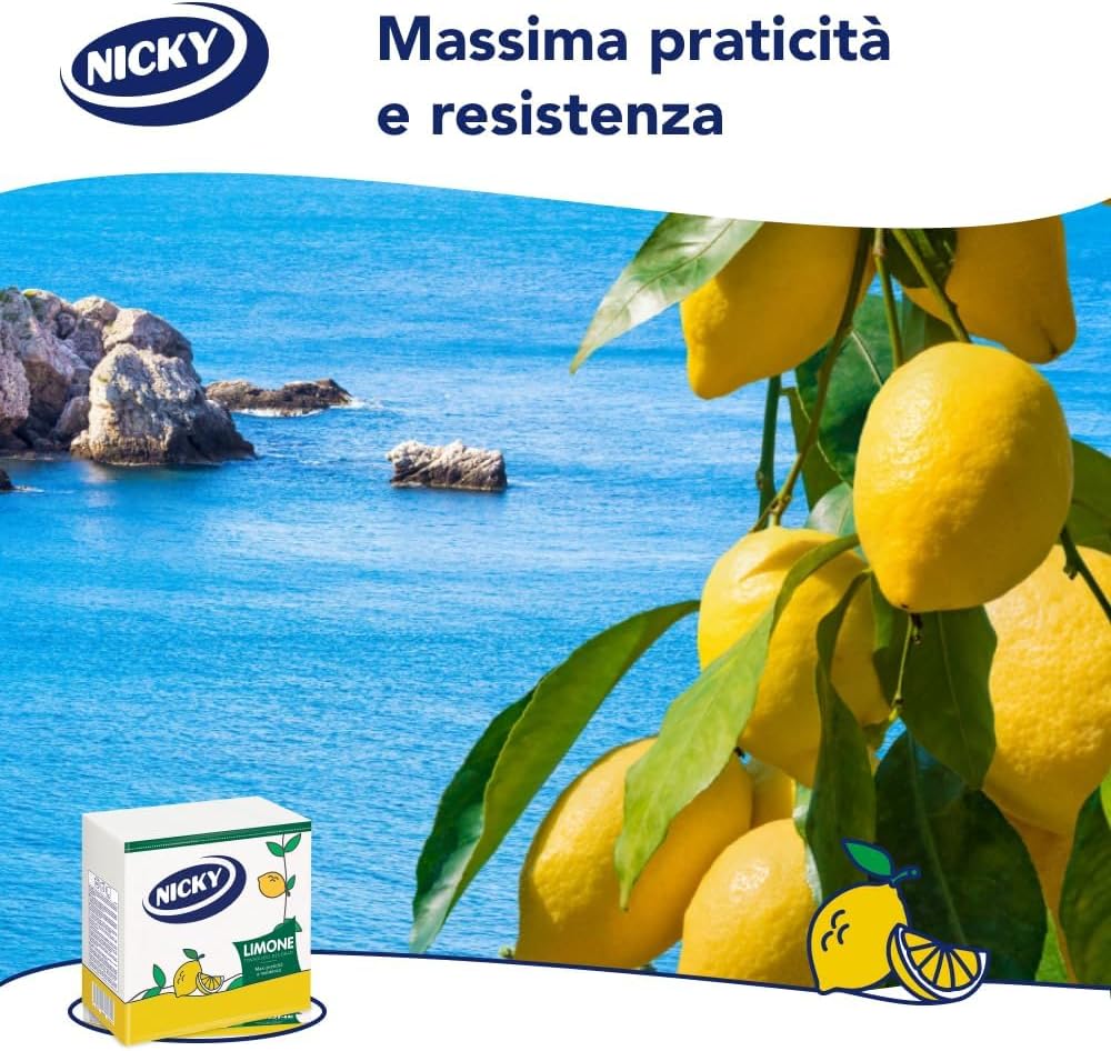 Thumbnail 2 de Nicky Limone Tovaglioli Decorati – Confezione da 35 tovaglioli a 2 veli, morbidezza e FSC