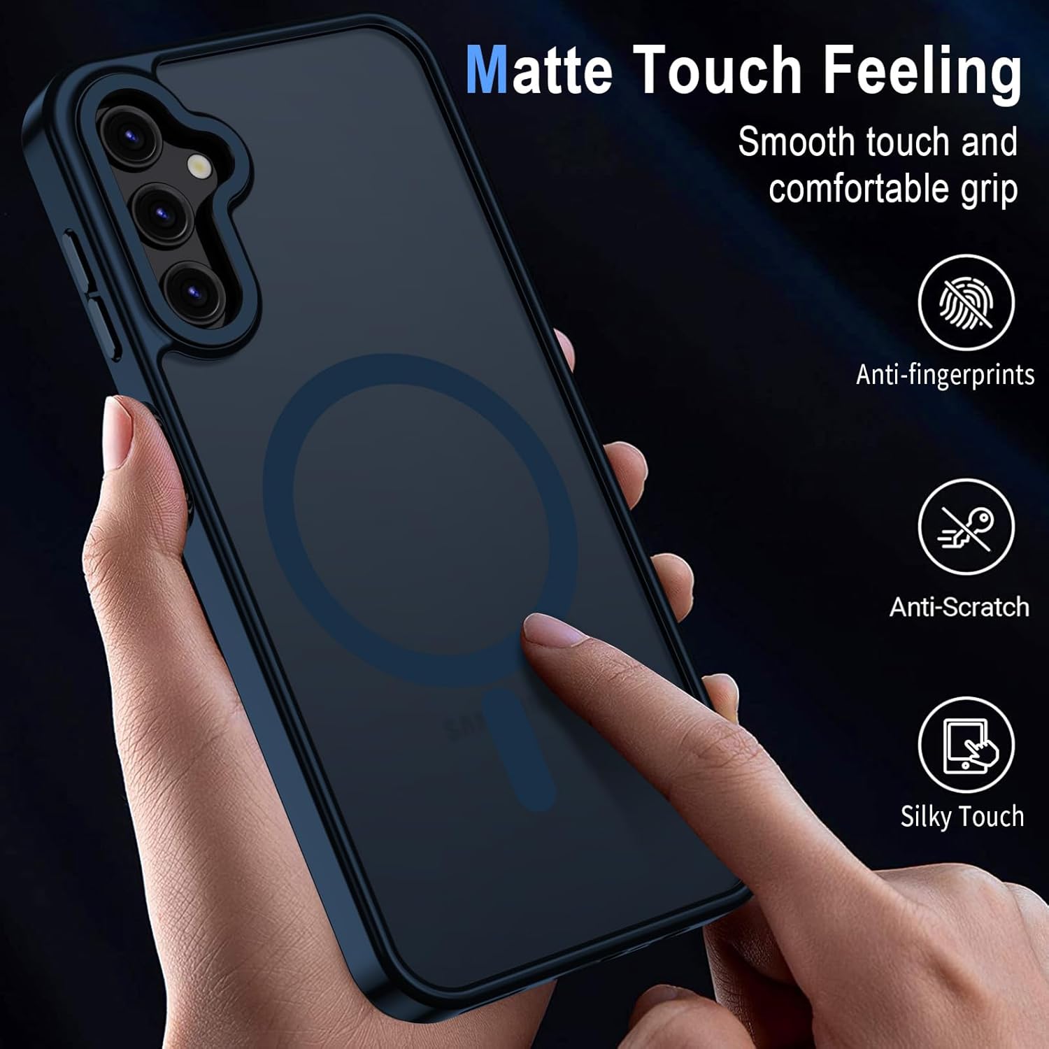 Thumbnail 5 de XTCASE Coque magnétique pour Samsung Galaxy A35 5G – Expertise translucide et robuste