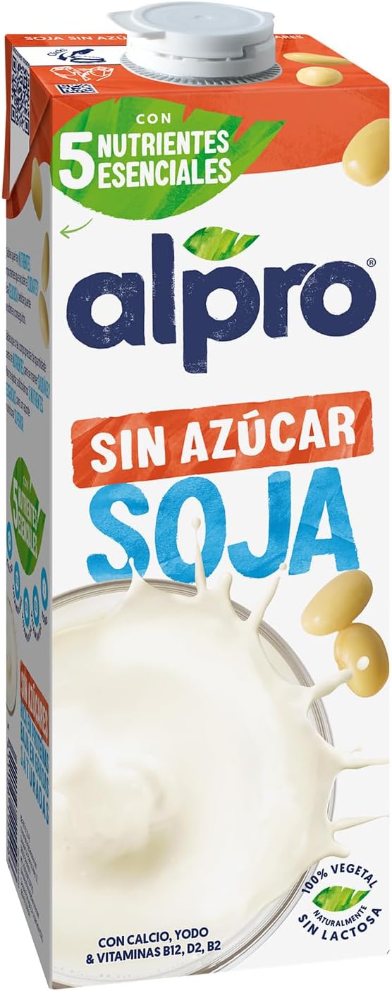 Detalle de Alpro Bebida de Soja Sin Azúcar 6 x 1L 🥛