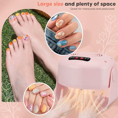 Thumbnail 7 de VeftBltrem 600W Nail Dryer Machine: Fast, Flexible and Quiet for Home or Salon