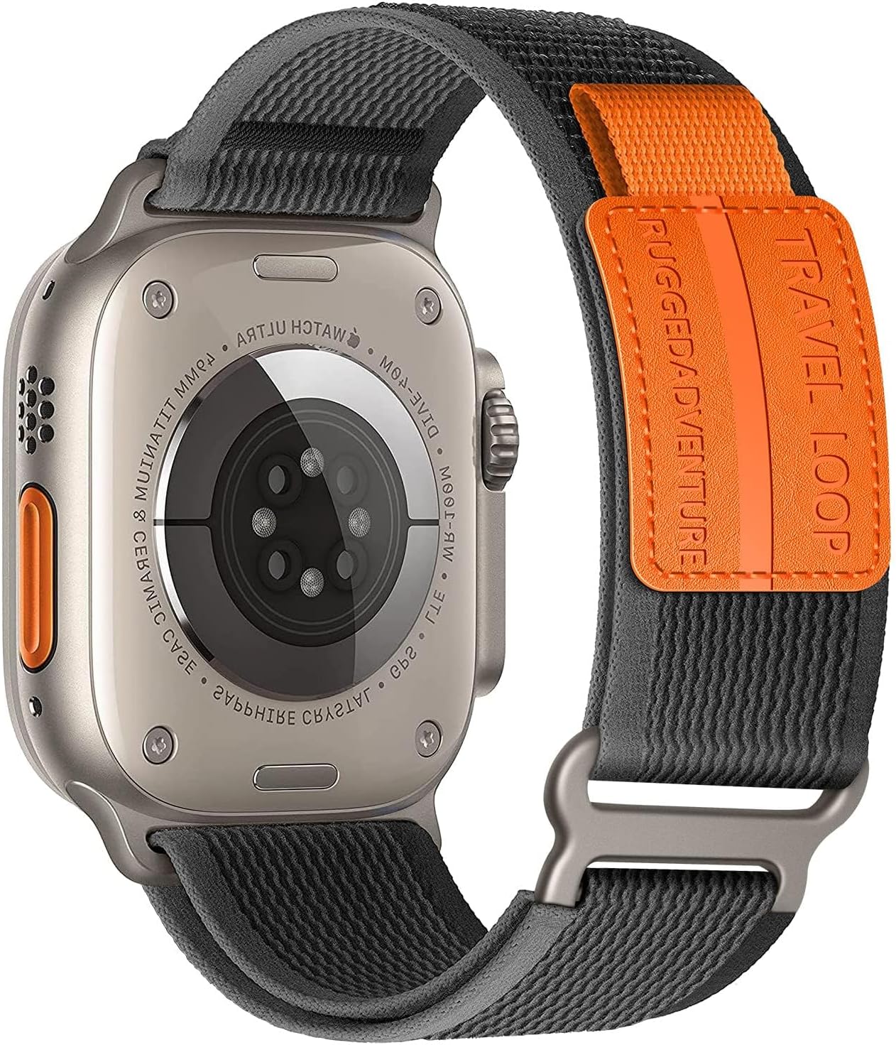 Detalle de Trail Loop Nylon Sport Strap for Apple Watch (Various Sizes) – Ultra 3/2 Compatible