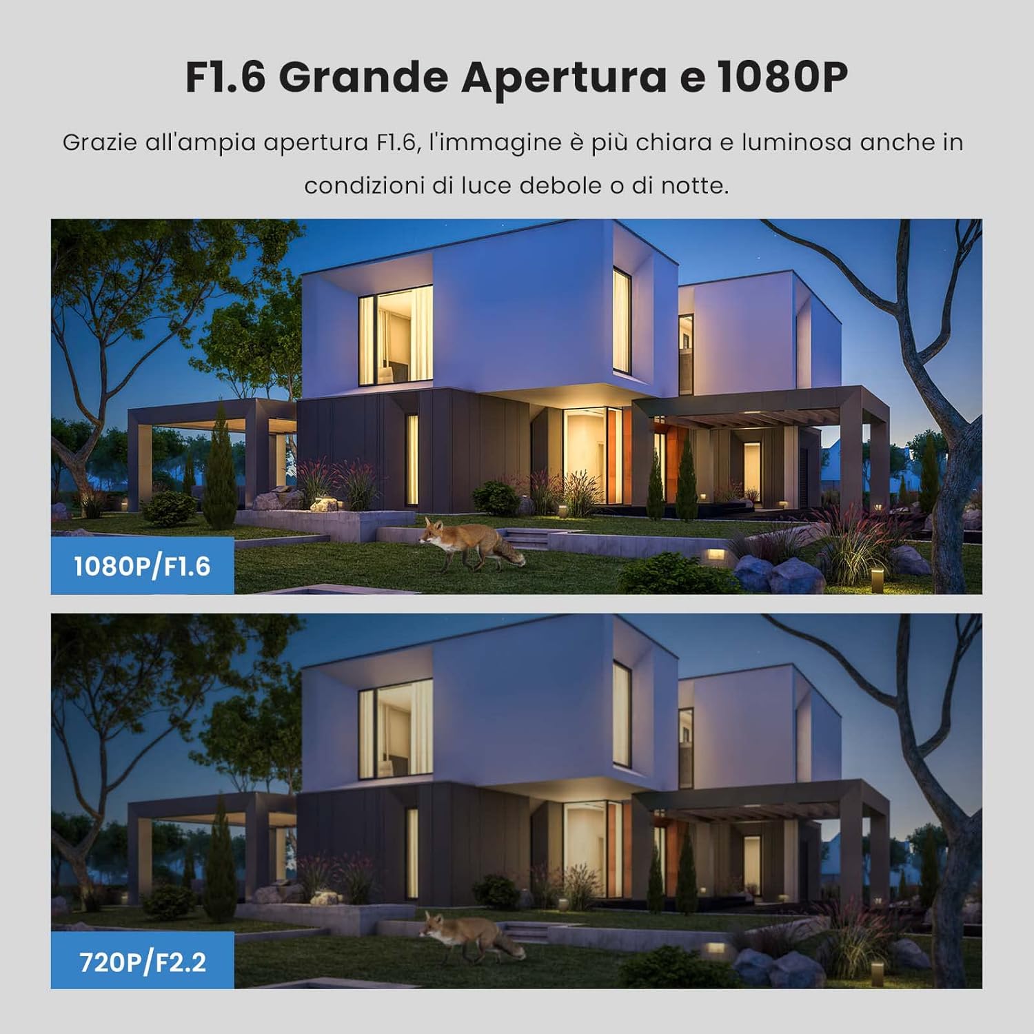 Thumbnail 2 de Tenda CT3 Tenda Telecamera Wi‑Fi esterna 1080P con visione notturna a colori e audio bidirezionale