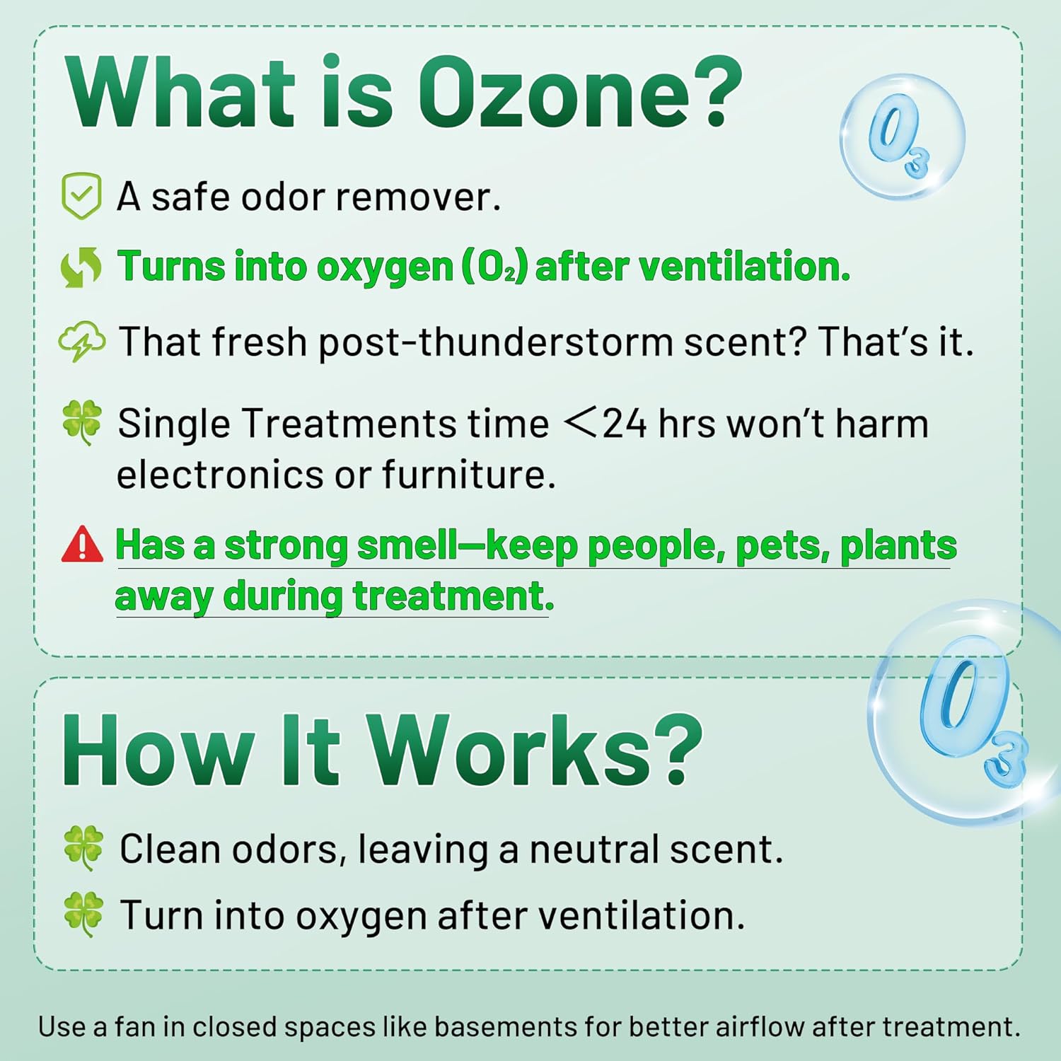 Thumbnail 4 de Ozone Generator 45,000mg/h O3 Car Deodorizer (Home/Industrial Air Ionizer)