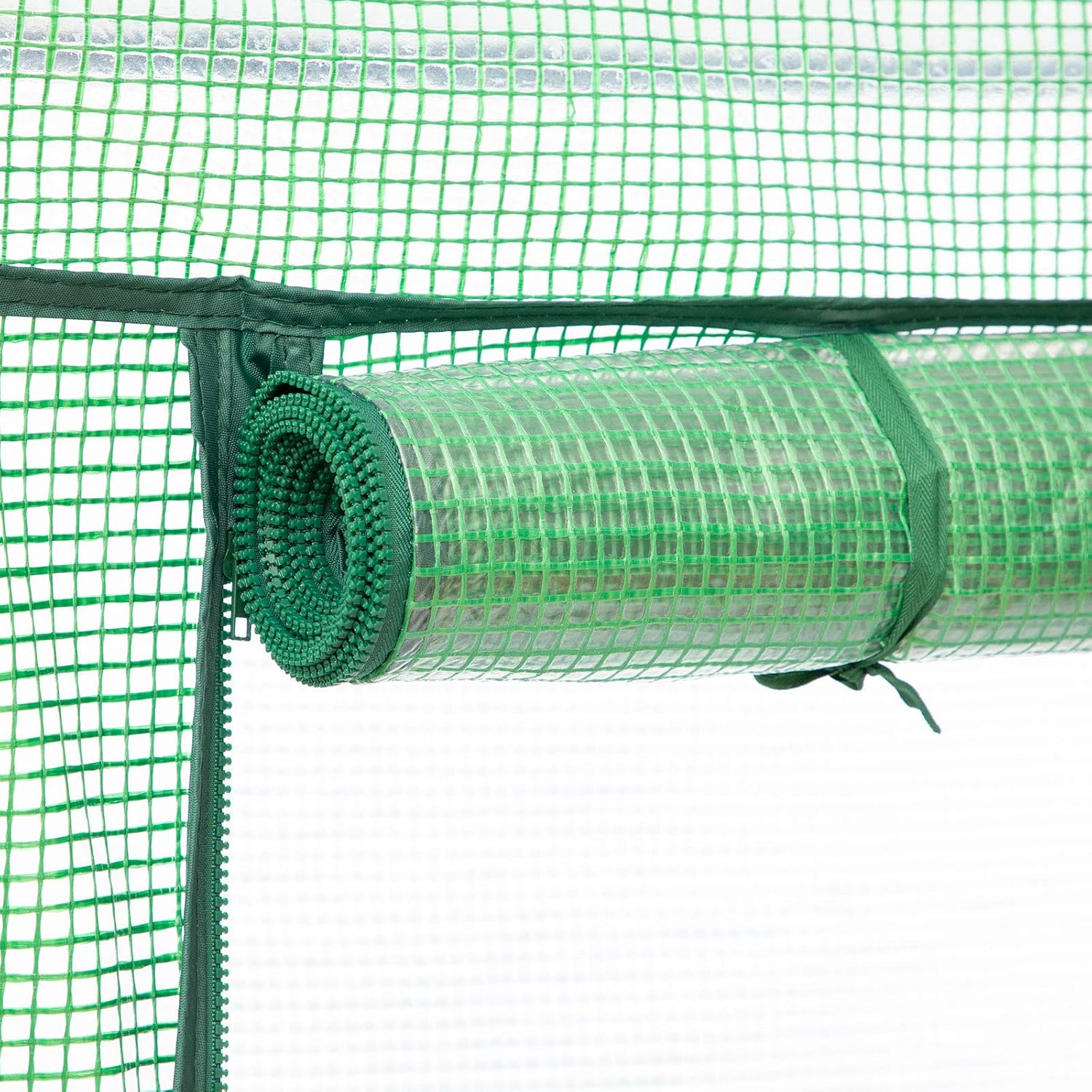 Detalle de LARMNEE Tomaten Gewächshaus 100 × 50 × 150 cm – stabiles Foliengewächshaus für Balkon & Garten