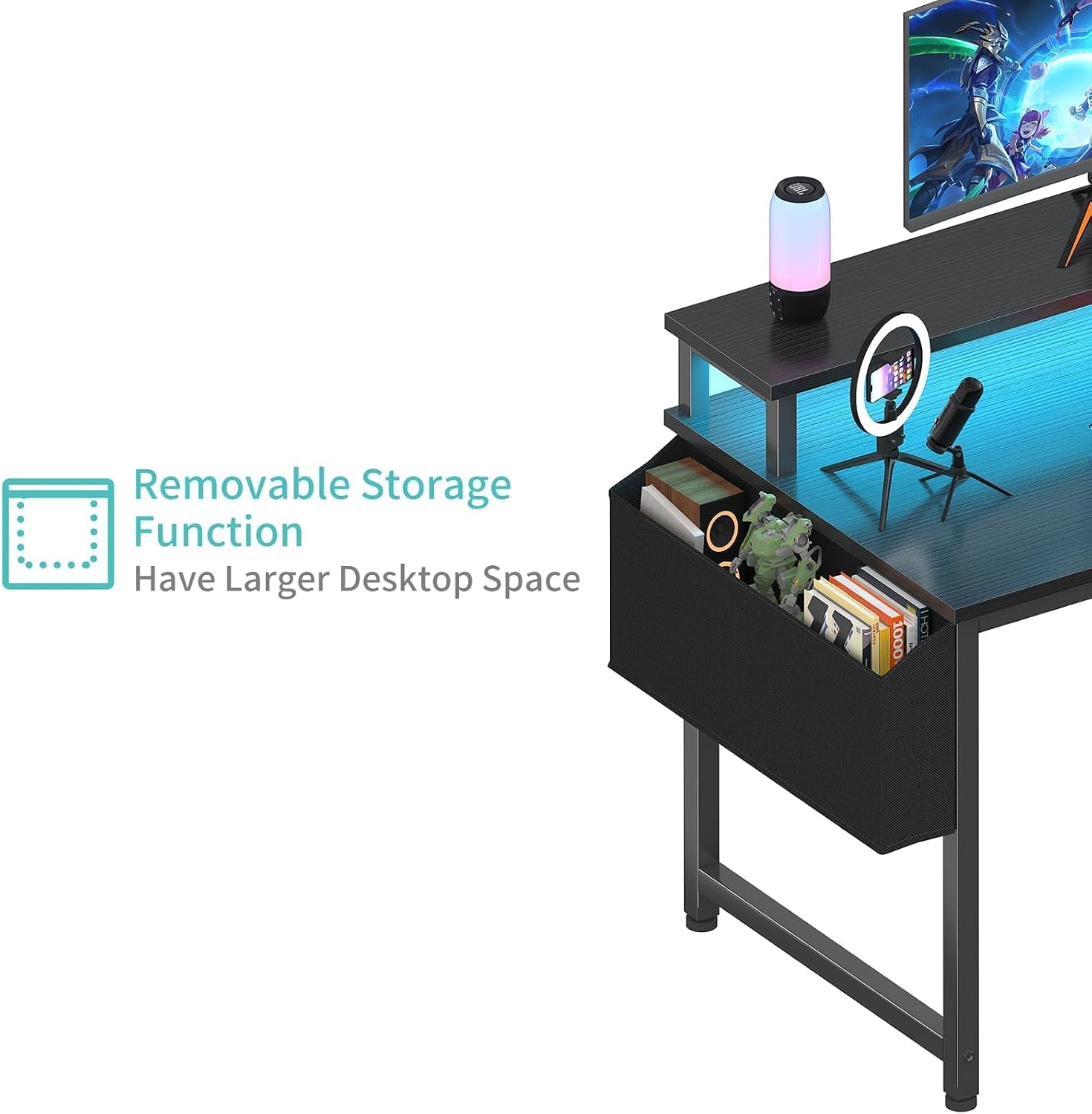 Thumbnail 6 de Lufeiya Gaming Desk, 40-Inch