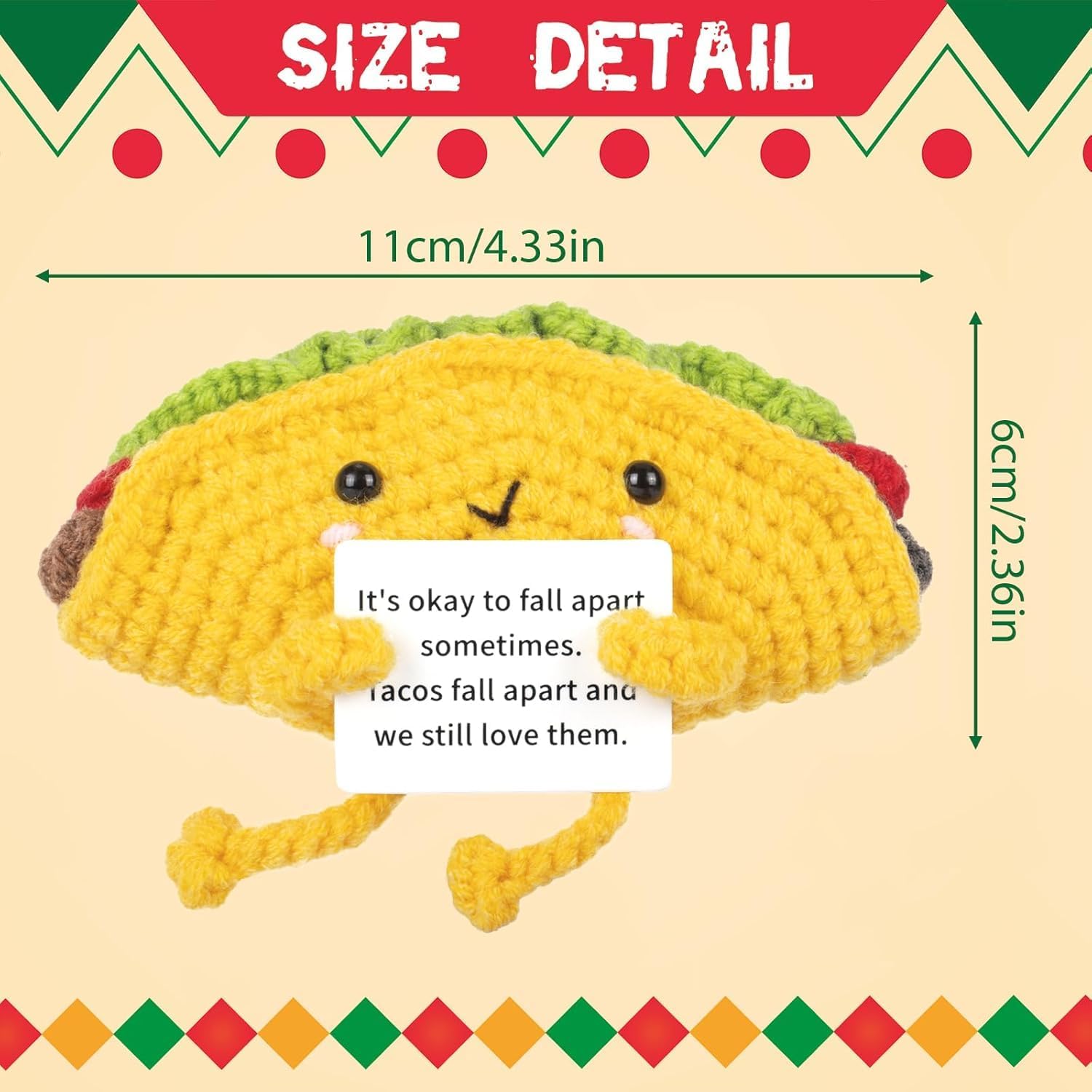 Thumbnail 2 de ALUNME Positive Crochet Basketball Christmas Stocking Stuffers (Emotional Inspirational Gift)