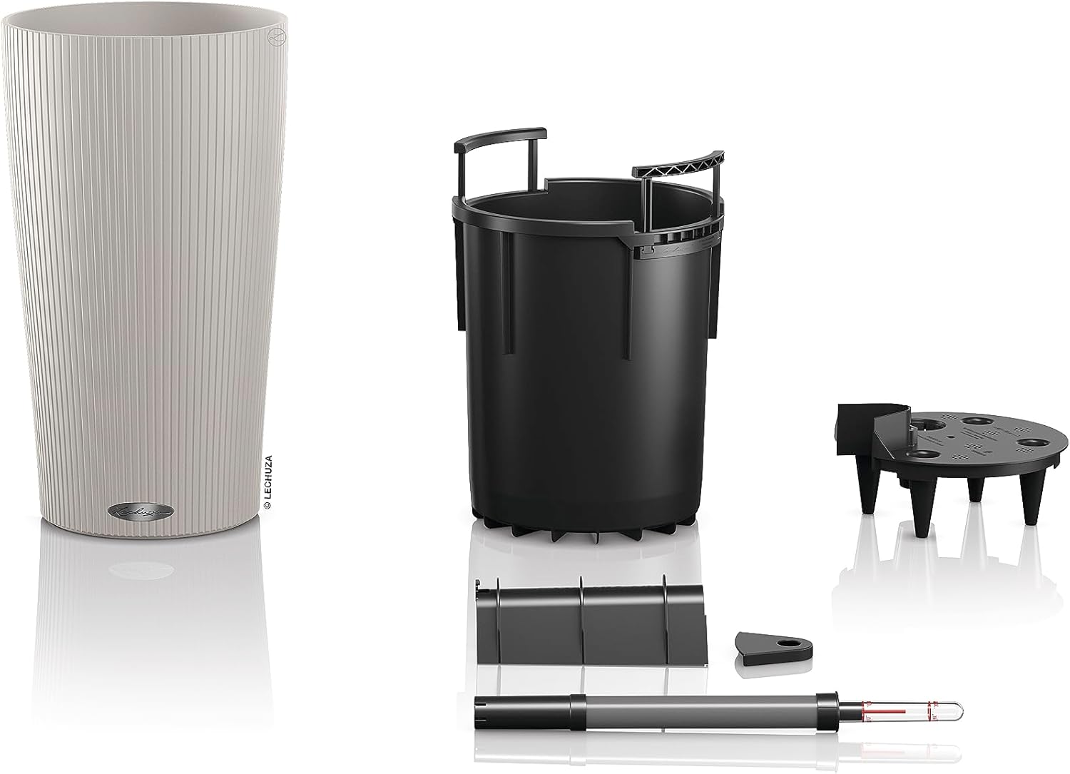 Thumbnail 2 de LECHUZA ZYLINDER 23 sandbraun 13948