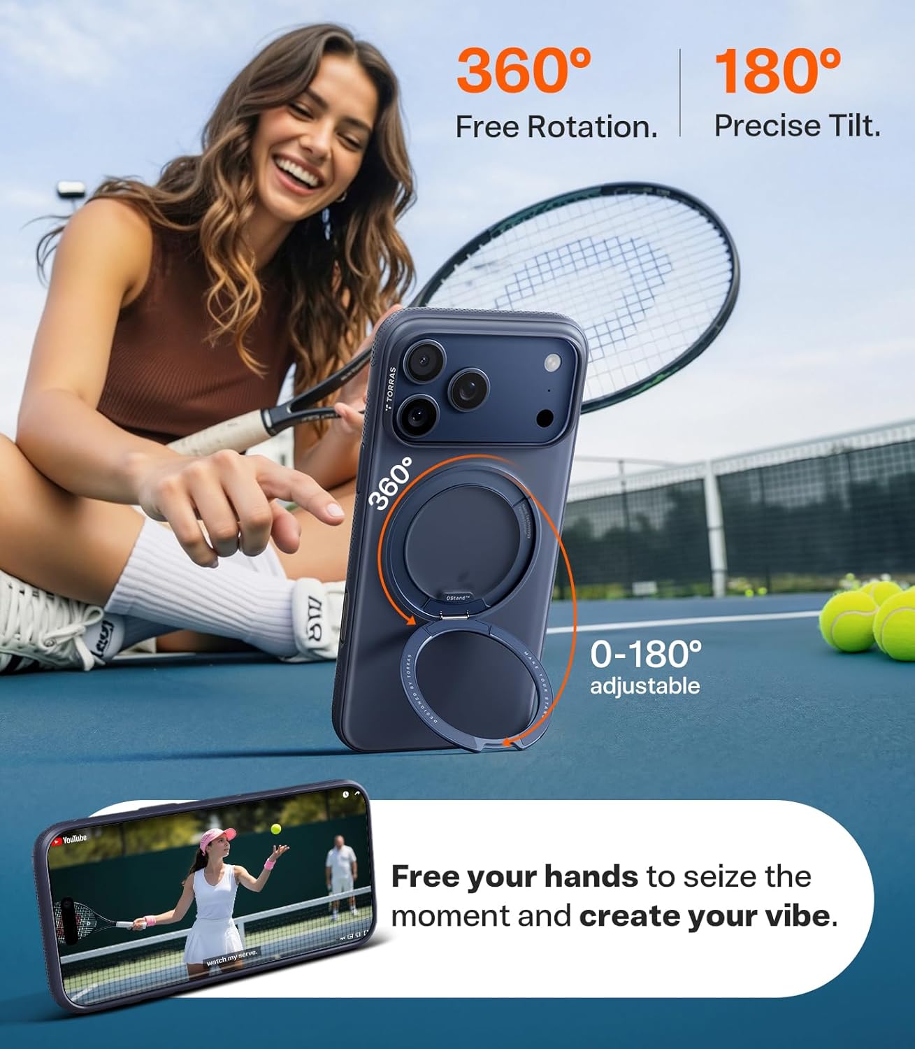 Thumbnail 4 de TORRAS Ostand O3 Magnetic 360° Case for iPhone 17 Pro Max