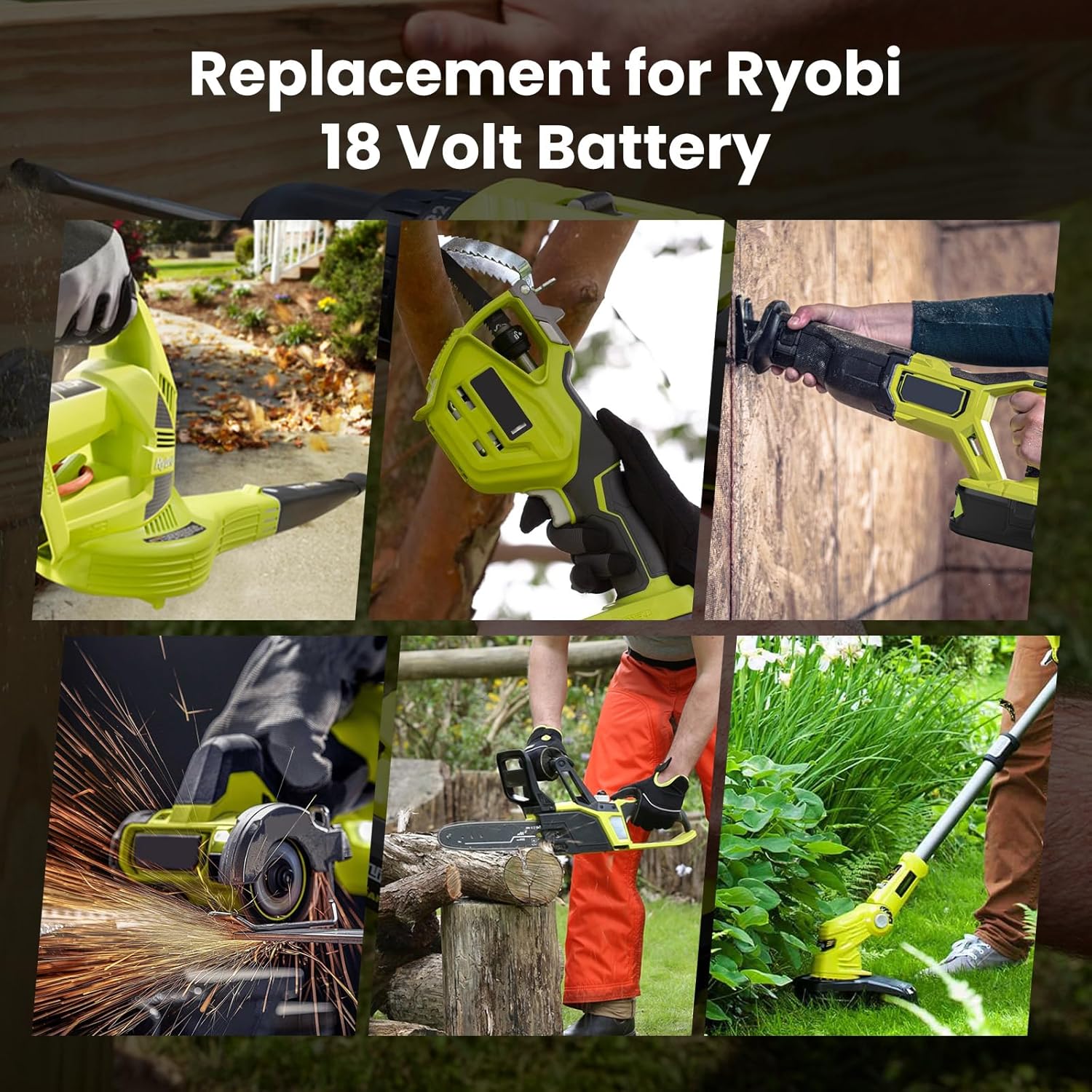 Thumbnail 6 de TOPBATT 2x18V Ryobi compatible 5.0Ah batteries