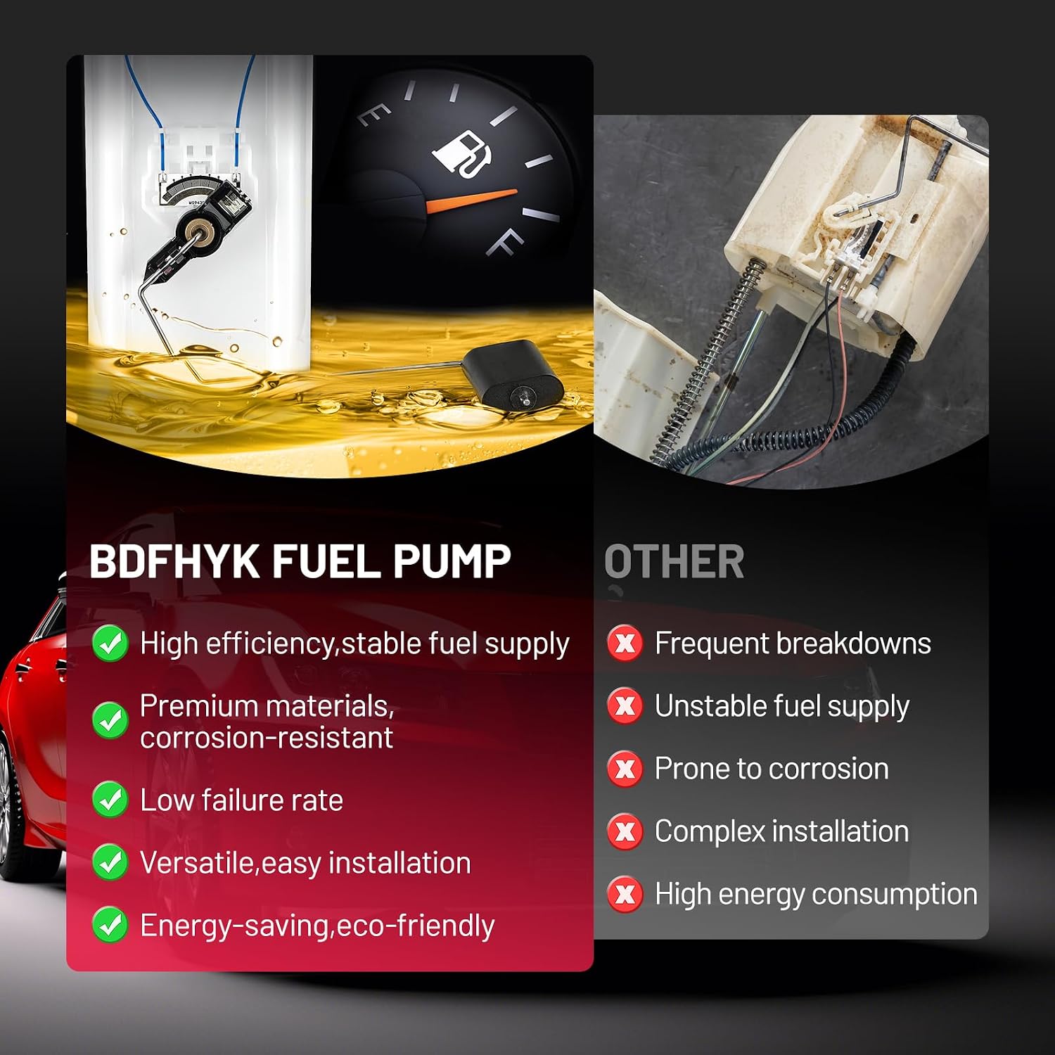 Detalle de BDFHYK E3952M Fuel Pump Assembly for 1997-2002 Chevy S10 / GMC Sonoma / Isuzu Hombre
