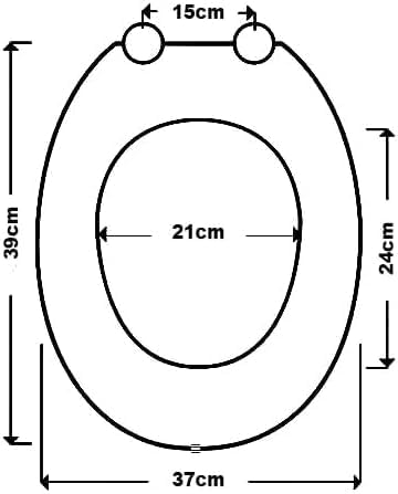 Thumbnail 2 de Marco Paul Interiors White Soft Close Toilet Seat 18" 🚽