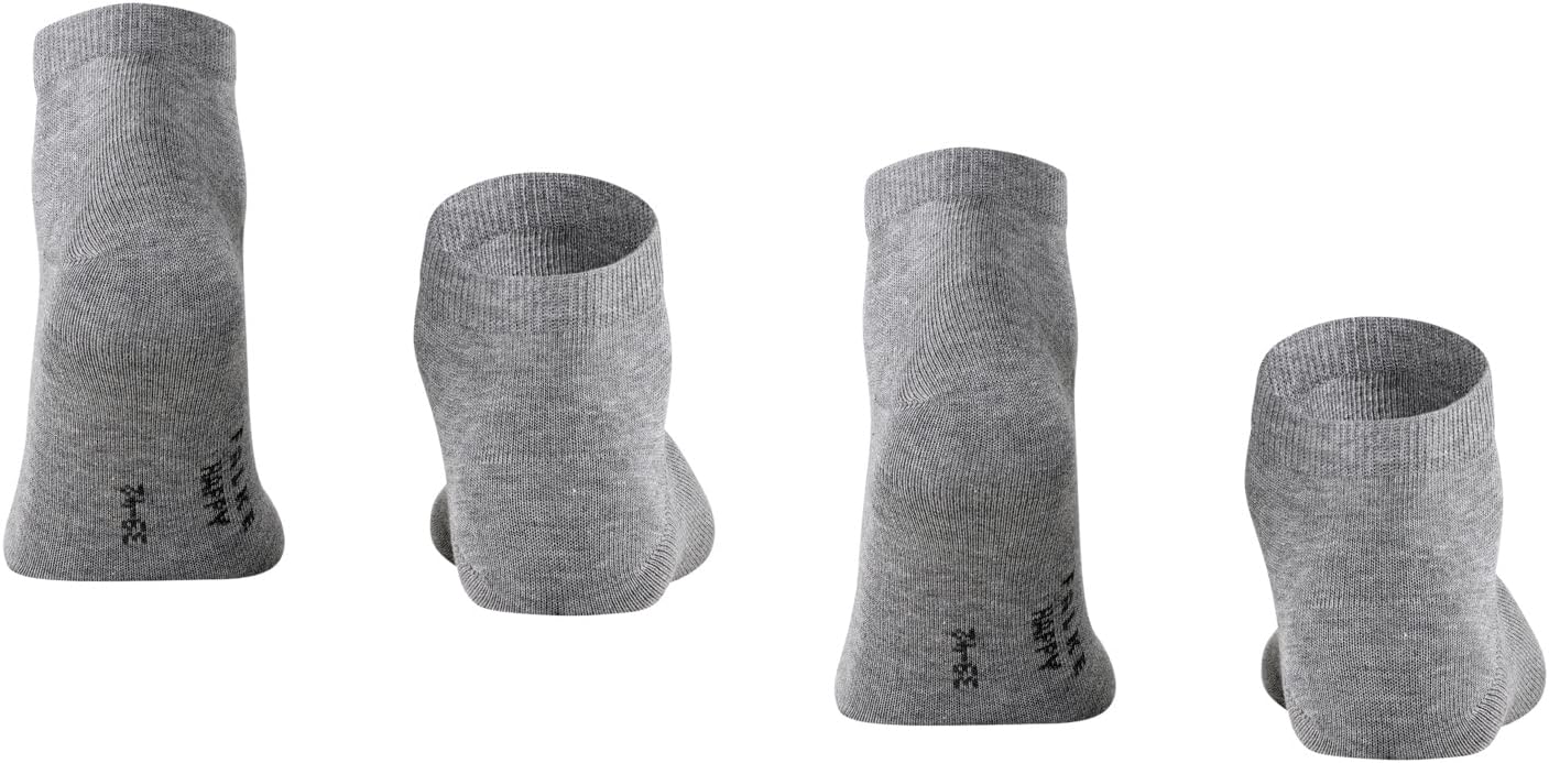 Detalle de FALKE Herren Happy 2-Pack Sneaker-Socken – atmungsaktive Baumwolle, verstärkt, kurz