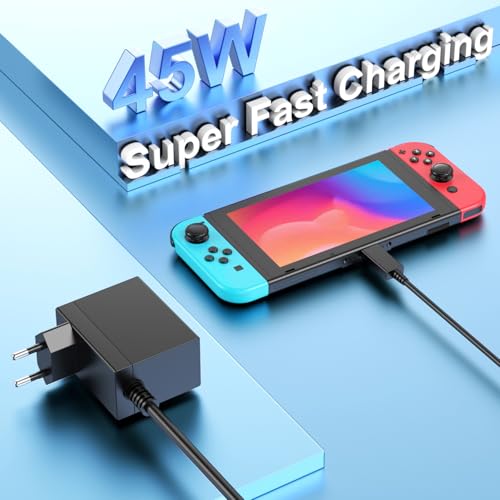 Thumbnail 2 de Cargador PD 45W para Nintendo Switch de YSSTKFD: carga rápida estable y modo TV
