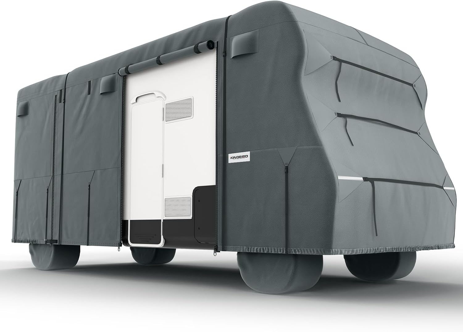 Detalle de KING BIRD Class C RV Cover for 26–29 ft Motorhomes with Tire Covers