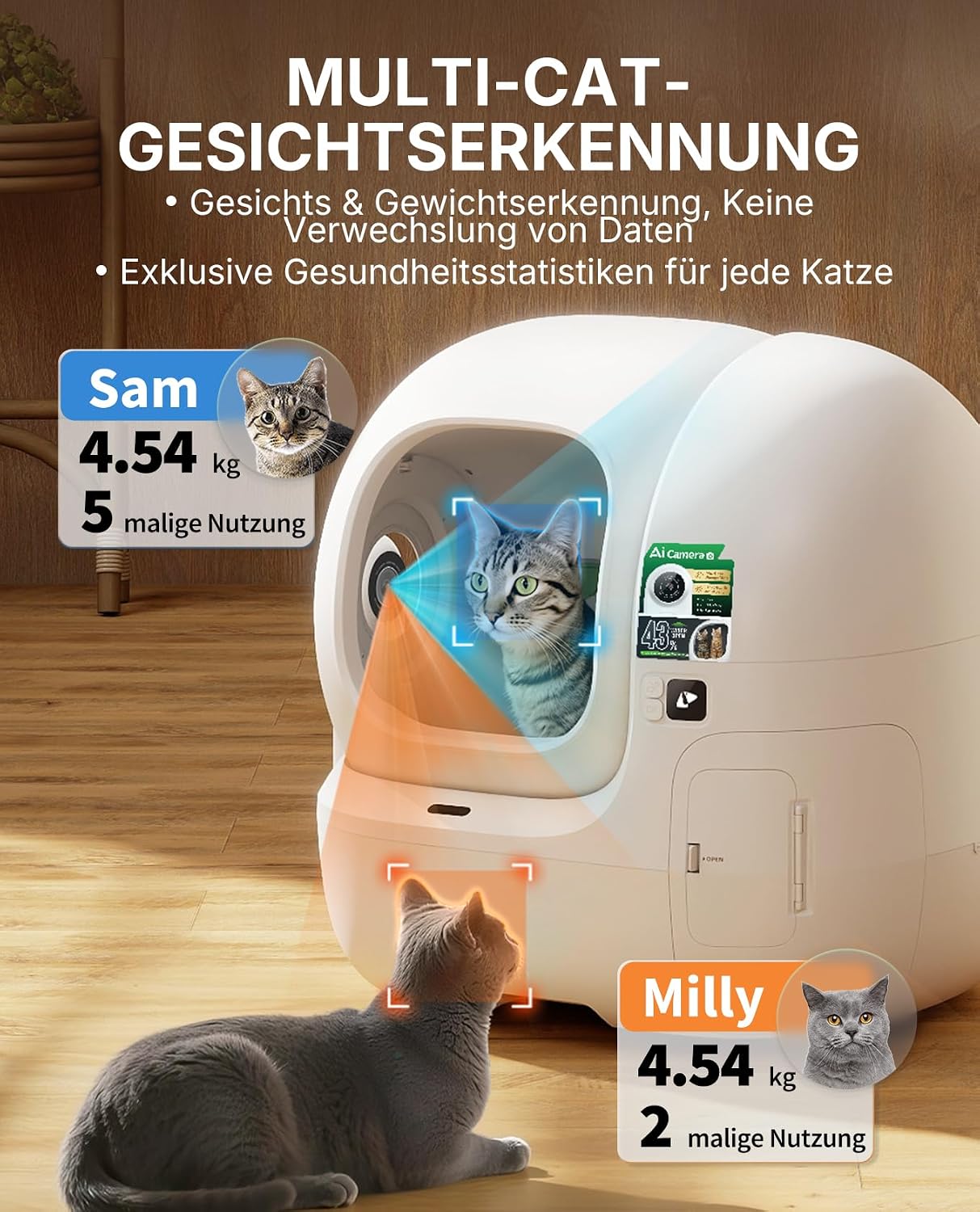 Thumbnail 3 de PETKIT PUROBOT Max Pro 2 Katzentoilette 🐱