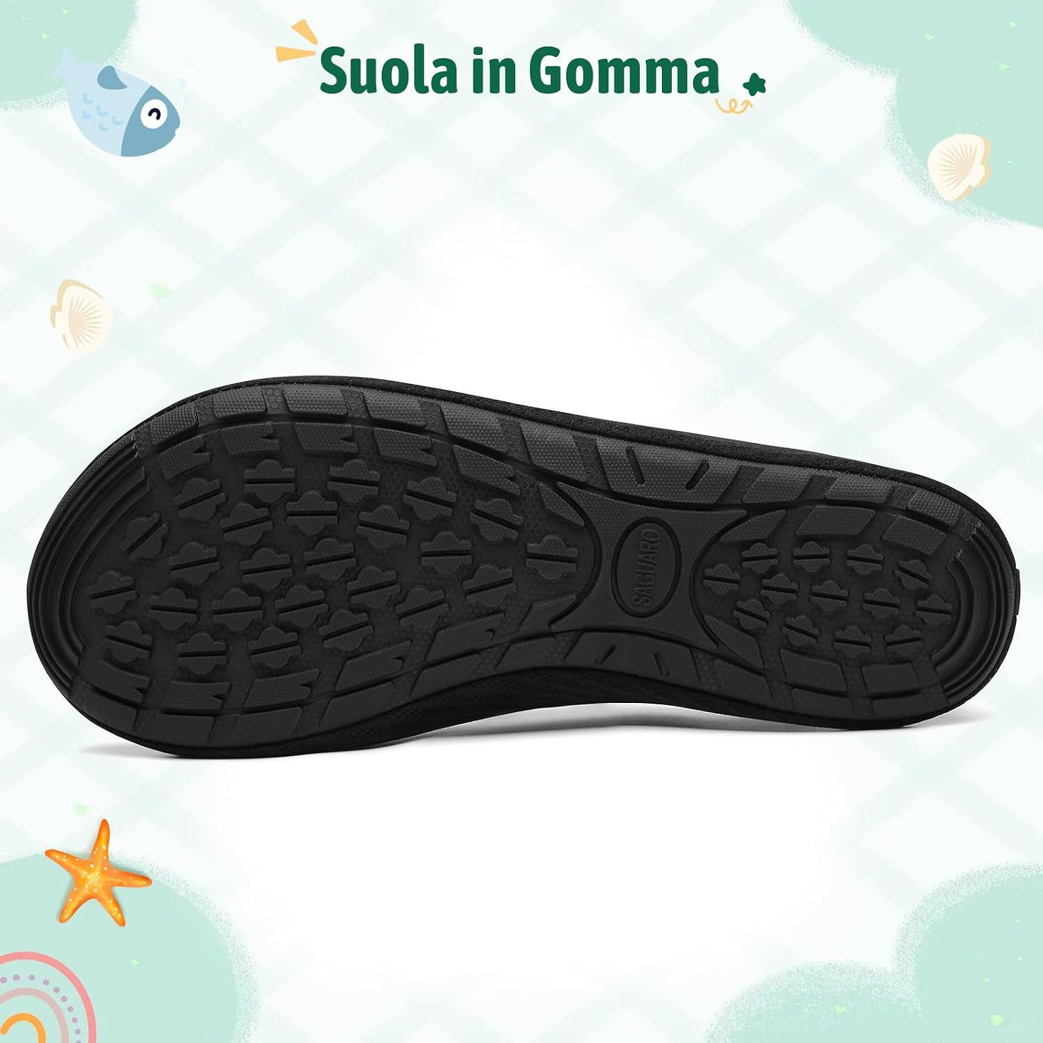 Detalle de SAGUARO Scarpette da Scoglio e Scarpe da Sport Acquatici Unisex Bambino