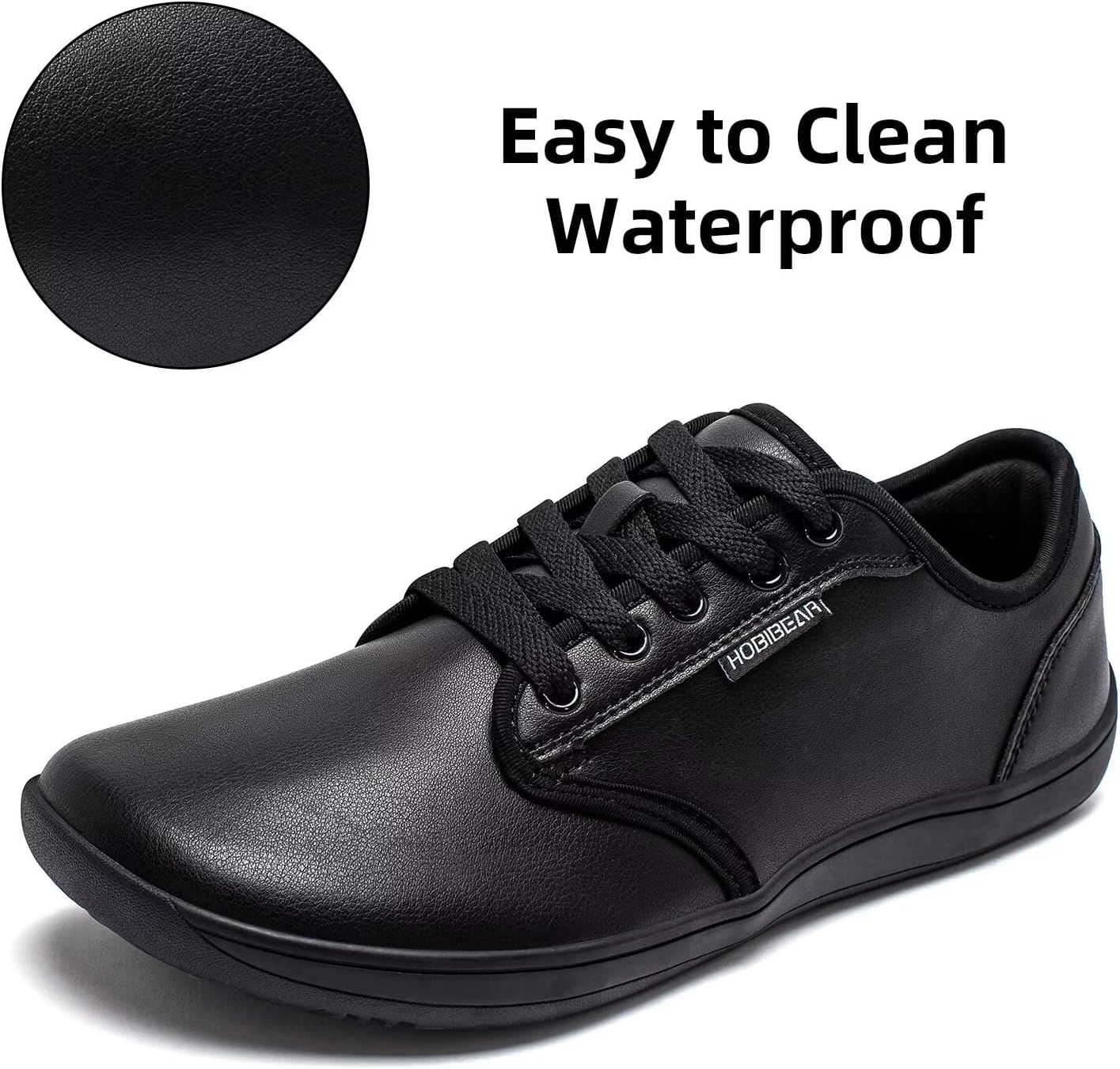 Thumbnail 3 de HOBIBEAR Barfußschuhe Unisex – Breite Zehenbox, Leder, Zero Drop
