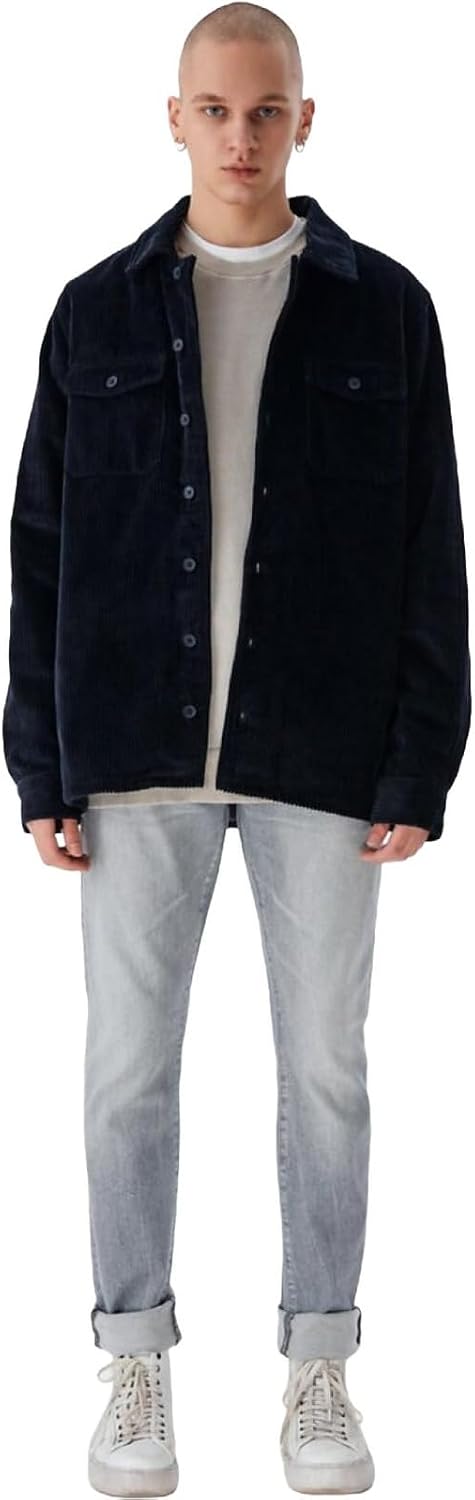 Detalle de LTB Yaloho Blouson en jean Homme – coupe classique et douceur au toucher