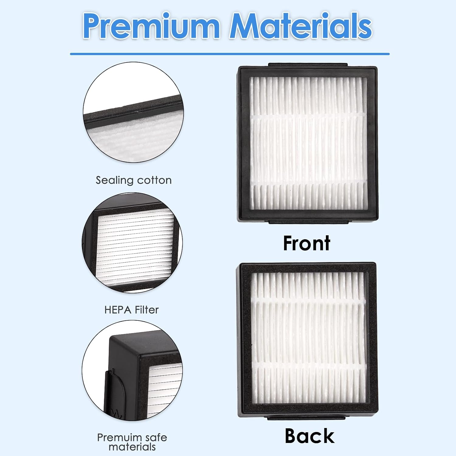 Thumbnail 3 de COWINORY HEPA-filters voor Roomba Combo j7, j7+, j9+ en 10 Max, 7 stuks