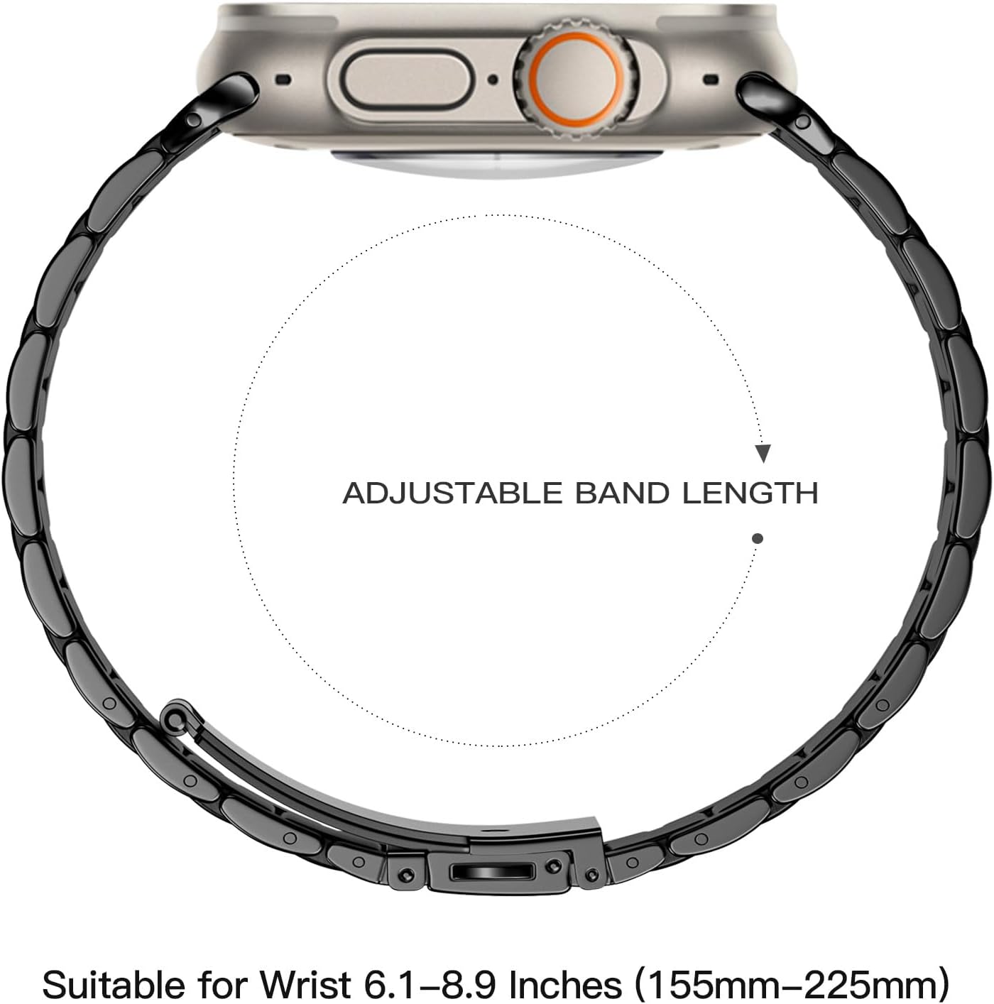Thumbnail 5 de Netolo 24 mm stainless Apple Watch Ultra band