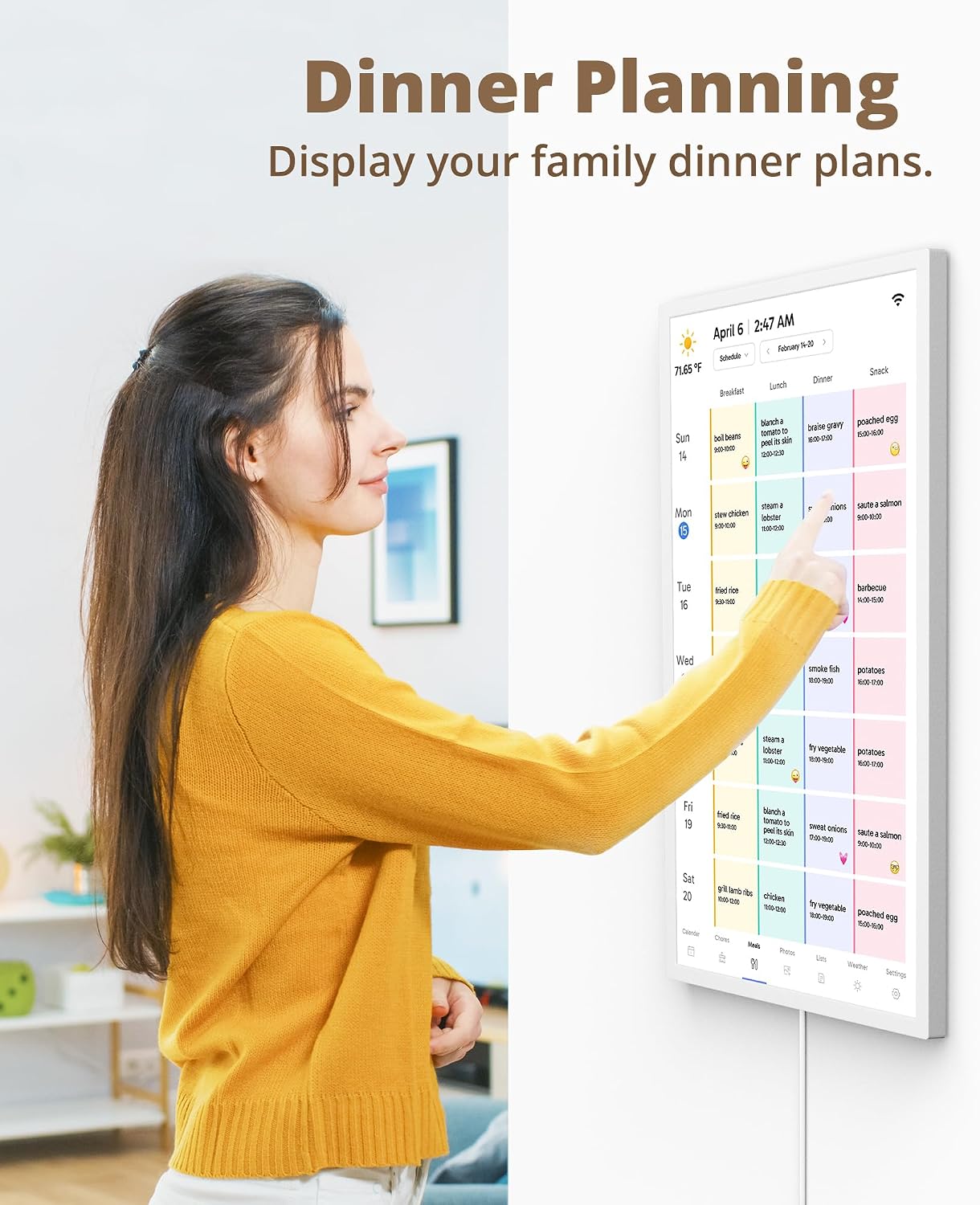 Detalle de 27-inch Digital Calendar Planner 2026