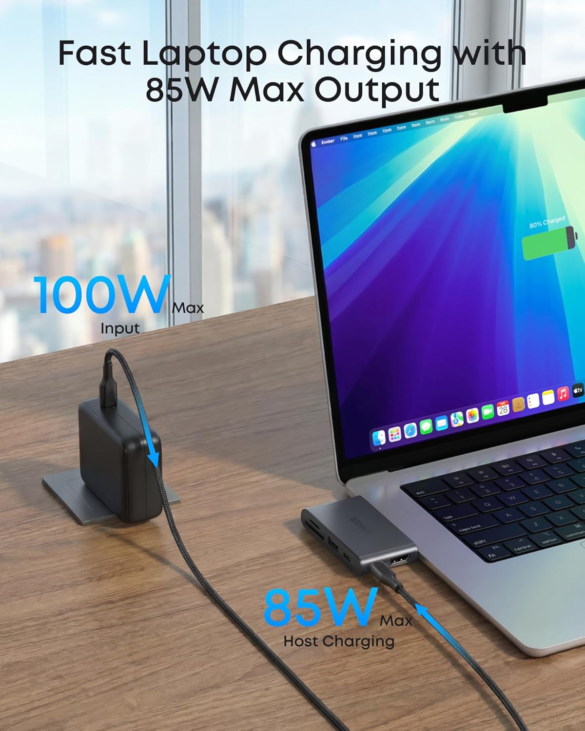 Thumbnail 3 de Anker Nano USB-C Hub: 6-in-1 compact USB-C hub with 85W charging and 4K HDMI