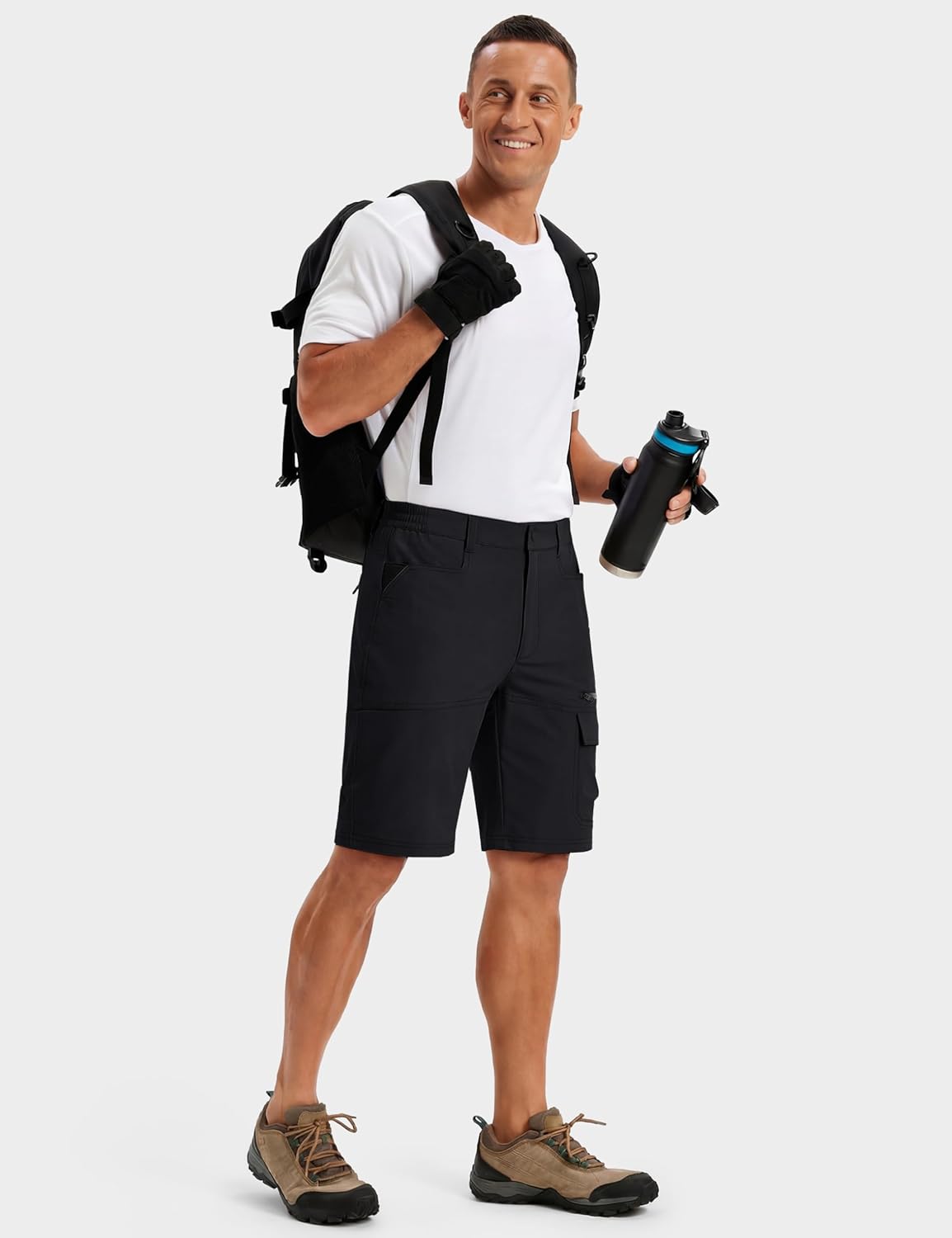 Thumbnail 3 de TACVASEN Men’s Summer Outdoor Cargo Shorts (Quick-Dry, Water-Resistant, No Belt)