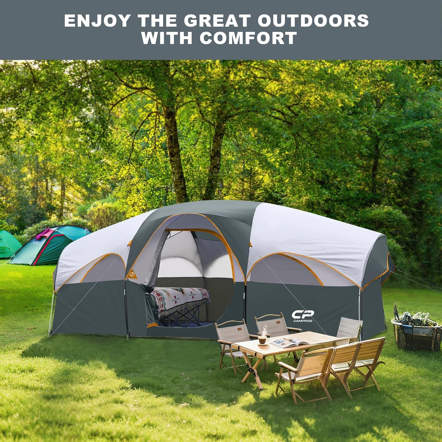 Thumbnail 6 de CAMPROS CP Tent 8 Person Camping Tent