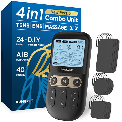 Detalle de 4-in-1 TENS EMS Massage Therapist ⚡