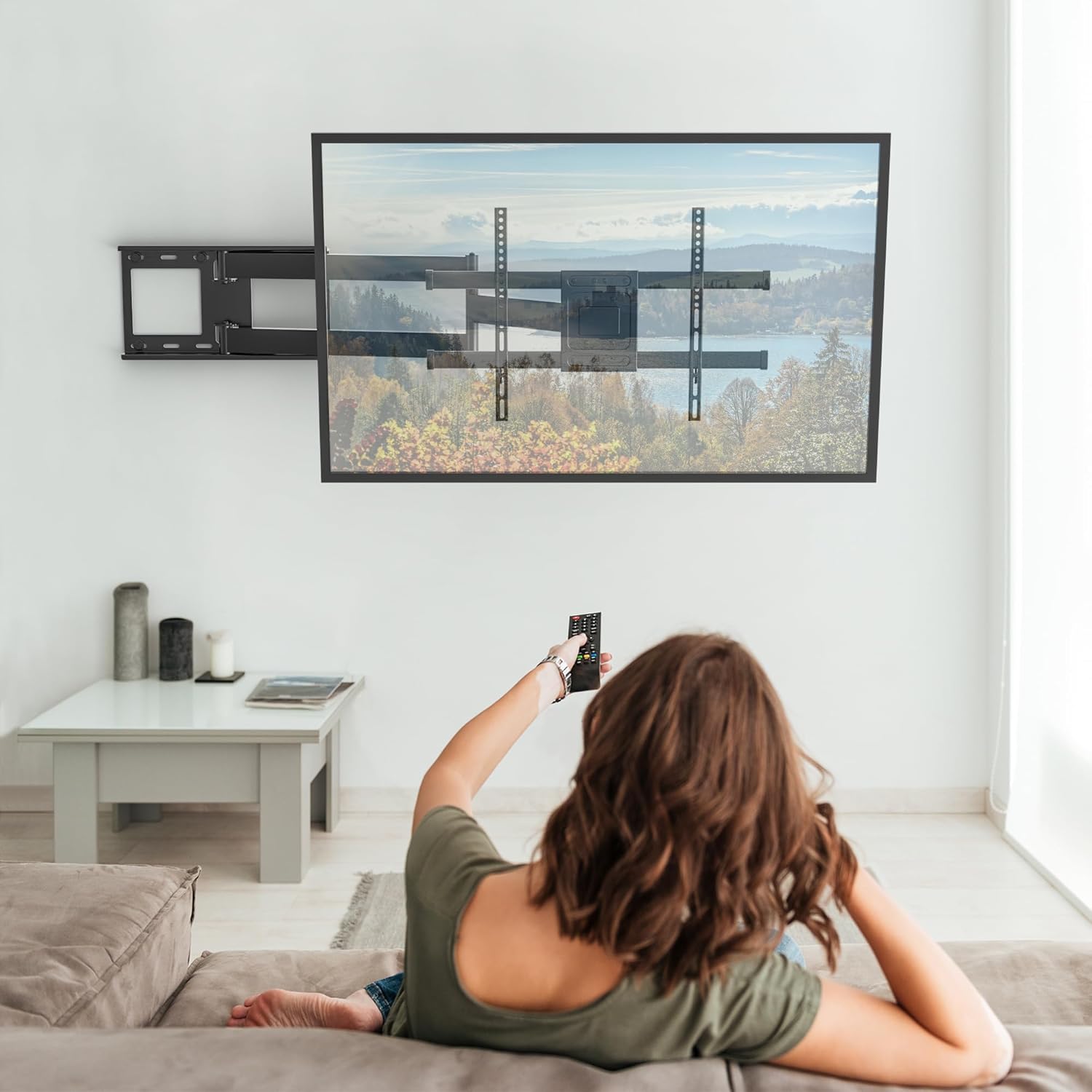 Detalle 2 de BONTEC Extra Long Articulating TV Wall Bracket 60 kg