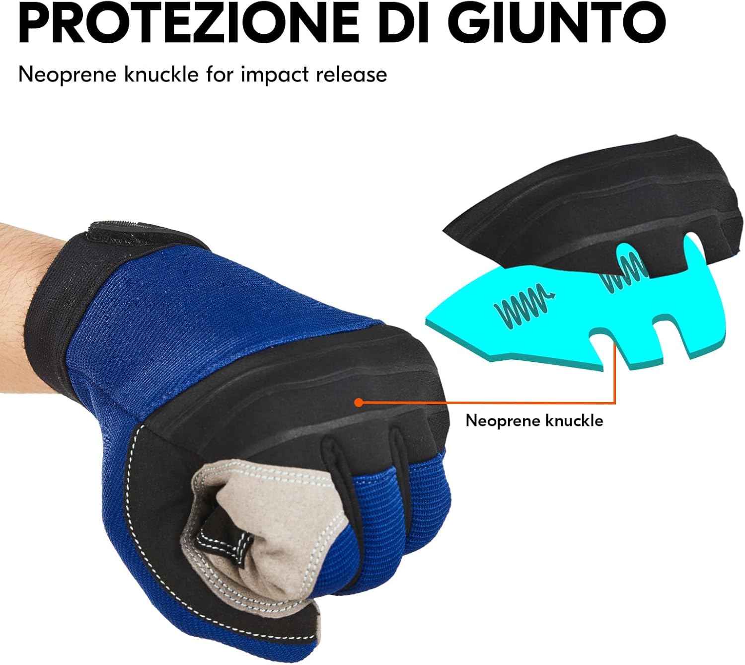 Detalle de Vgo... Guanti Lavoro Touchscreen: protezione, comfort e praticità per edilizia, logistica e meccanica