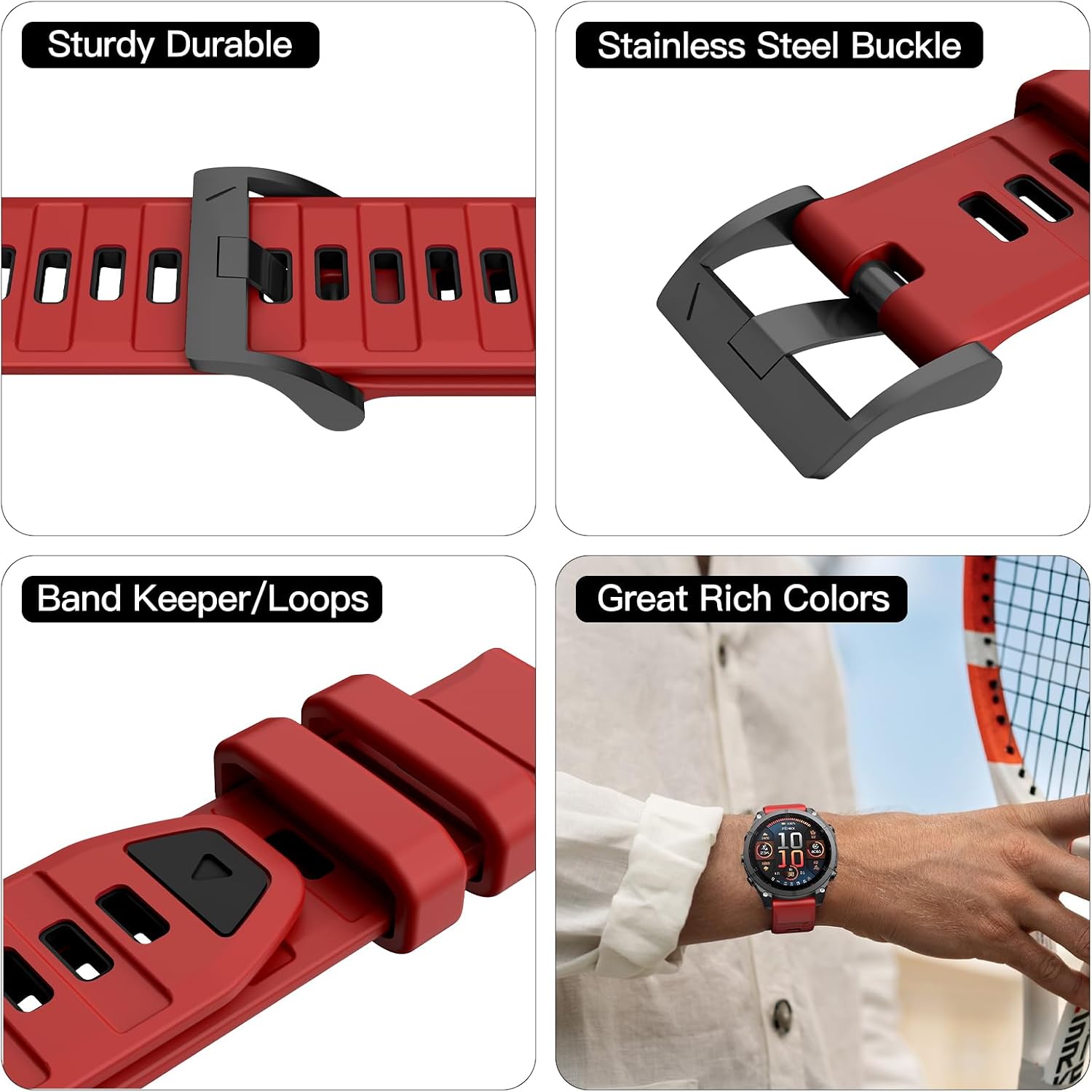 Thumbnail 5 de OVERSTEP Strap for Fenix 8 51mm replacement