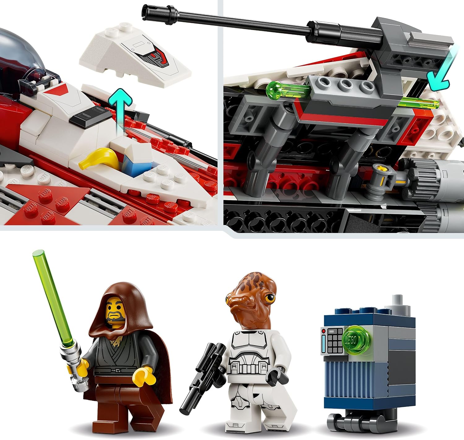 Detalle 2 de LEGO 75388 Jedi Bob’s Starfighter 8+