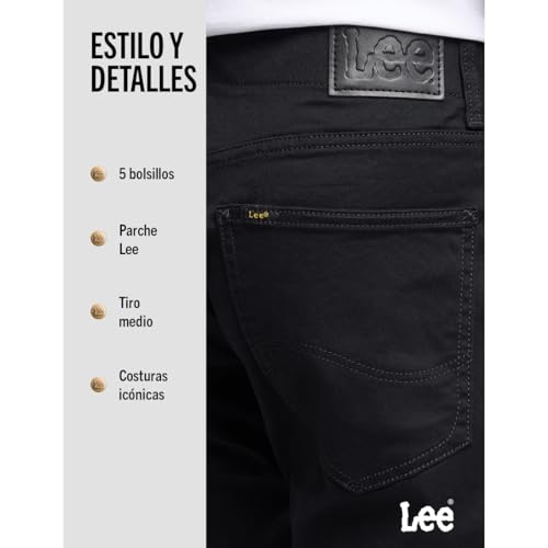 Thumbnail 4 de Lee Straight Fit Xm Jeans hombre 38W/32L negro