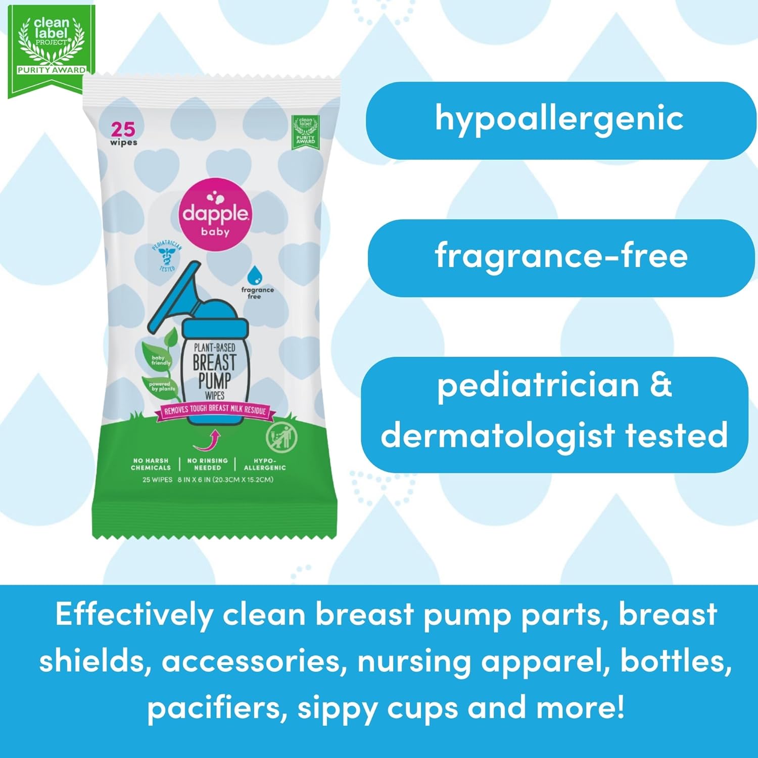 Thumbnail 5 de Dapple Breast Pump Wipes 25 Count