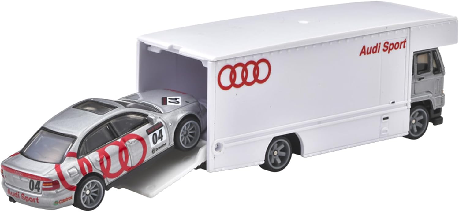 Detalle de Hot Wheels FLF56-987F チームトランスポート ミニカーセット 1/64スケール・全4セット