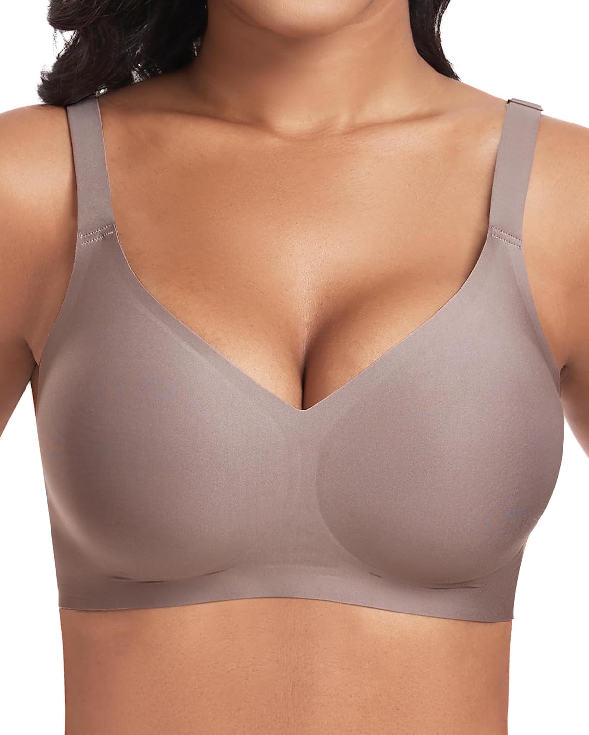Thumbnail 1 de Jiuday BH ohne Bügel Push Up Bustier – Nahtloser, gepolsterter Bügelloser BH für großen und kleinen Größen