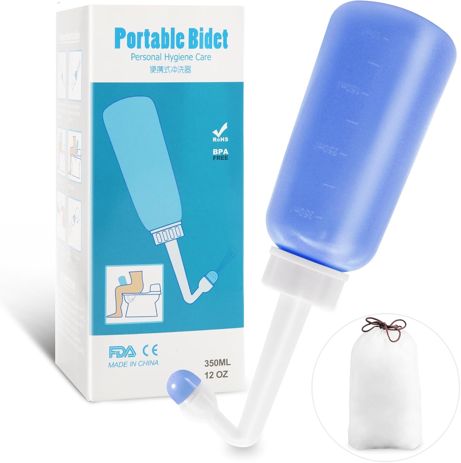 Detalle 2 de Bidet Portatile 350ml perineale